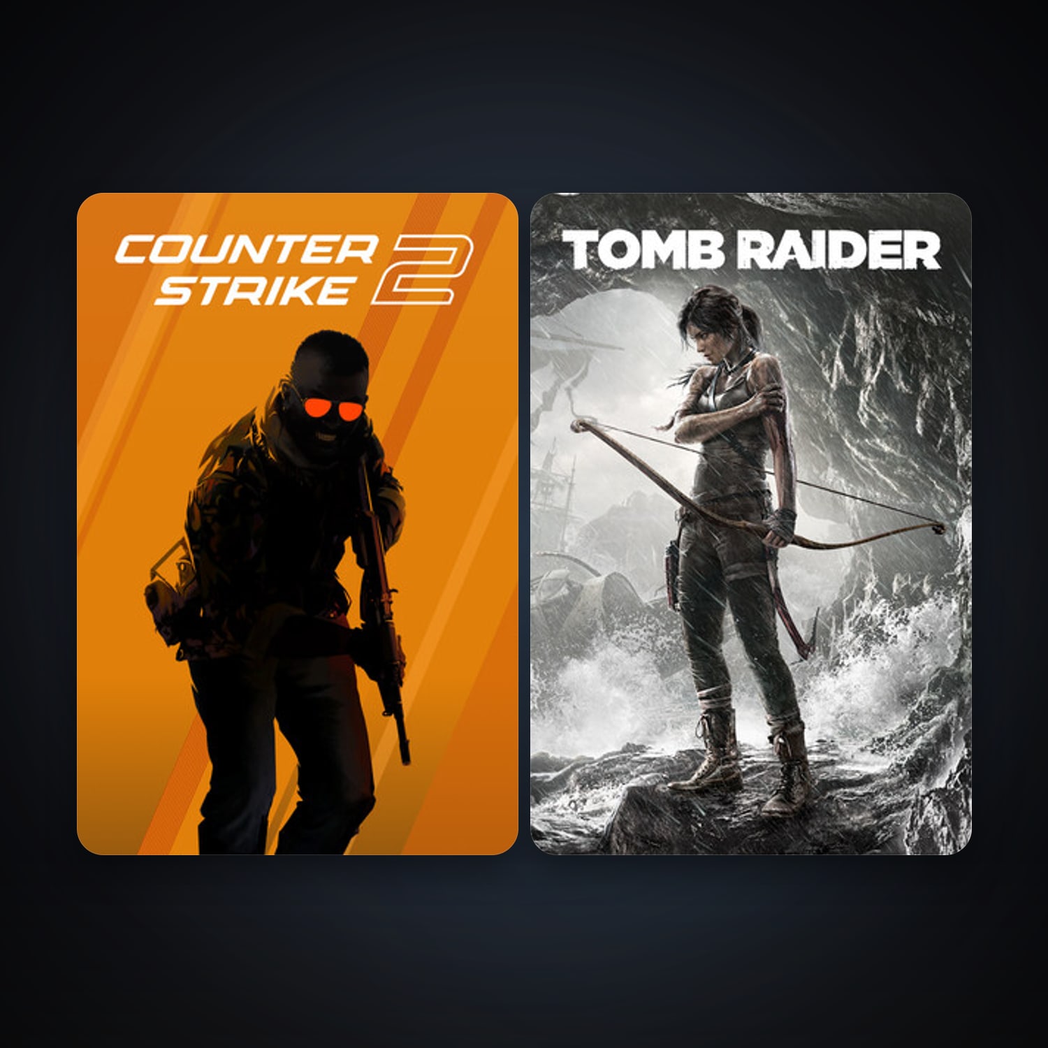 CS2 Prime + Tomb Raider, 3 games, clean — HabibiAccounts