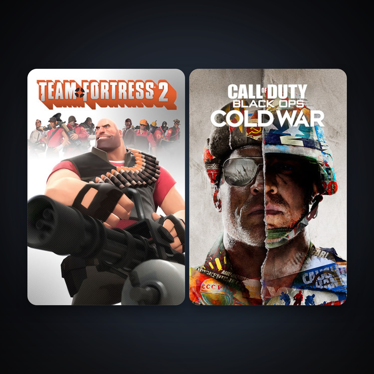 Team Fortress 2 + Call of Duty: Black Ops Cold War, 2 games, clean — HabibiAccounts