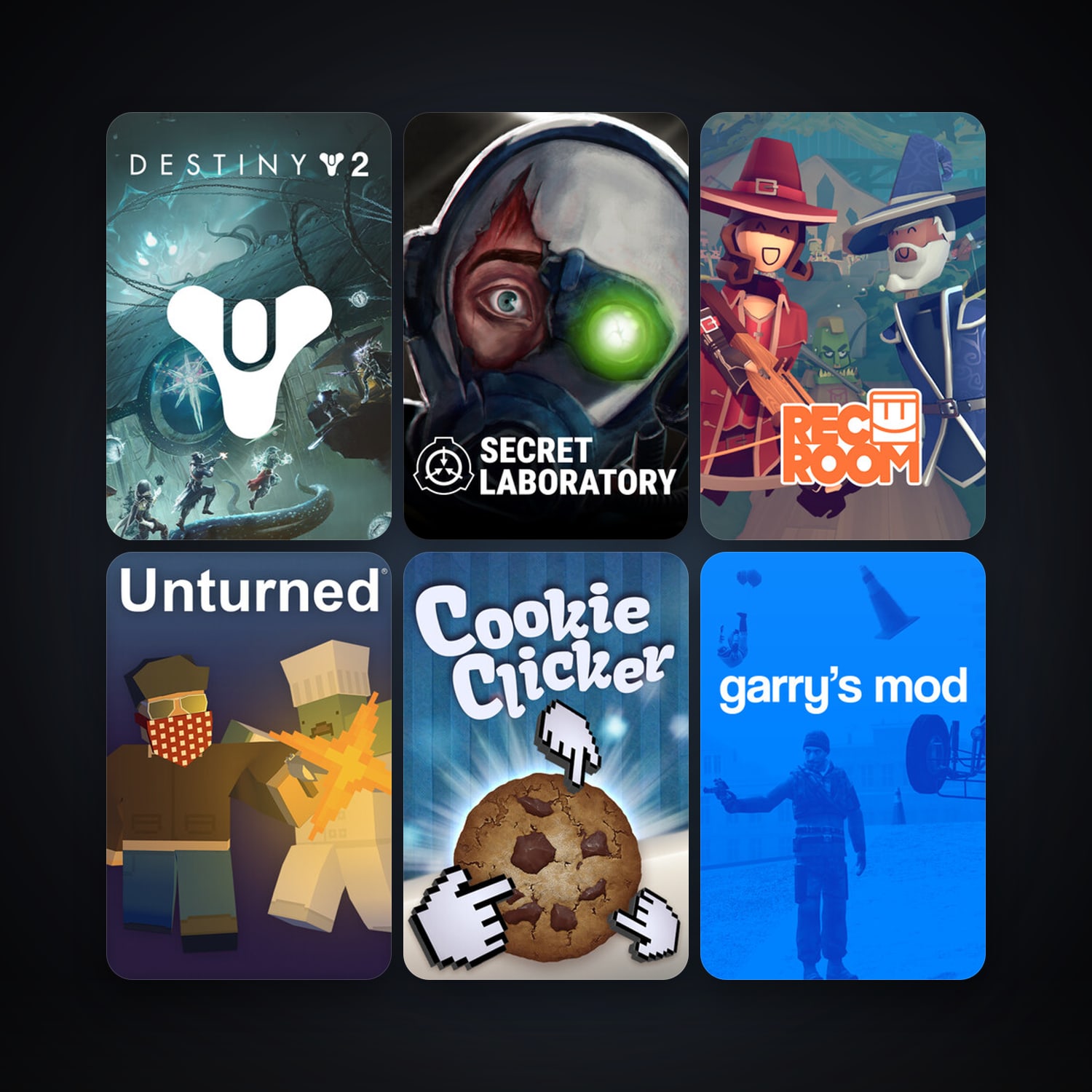 Garry's Mod + Unturned, 54 games, clean — HabibiAccounts