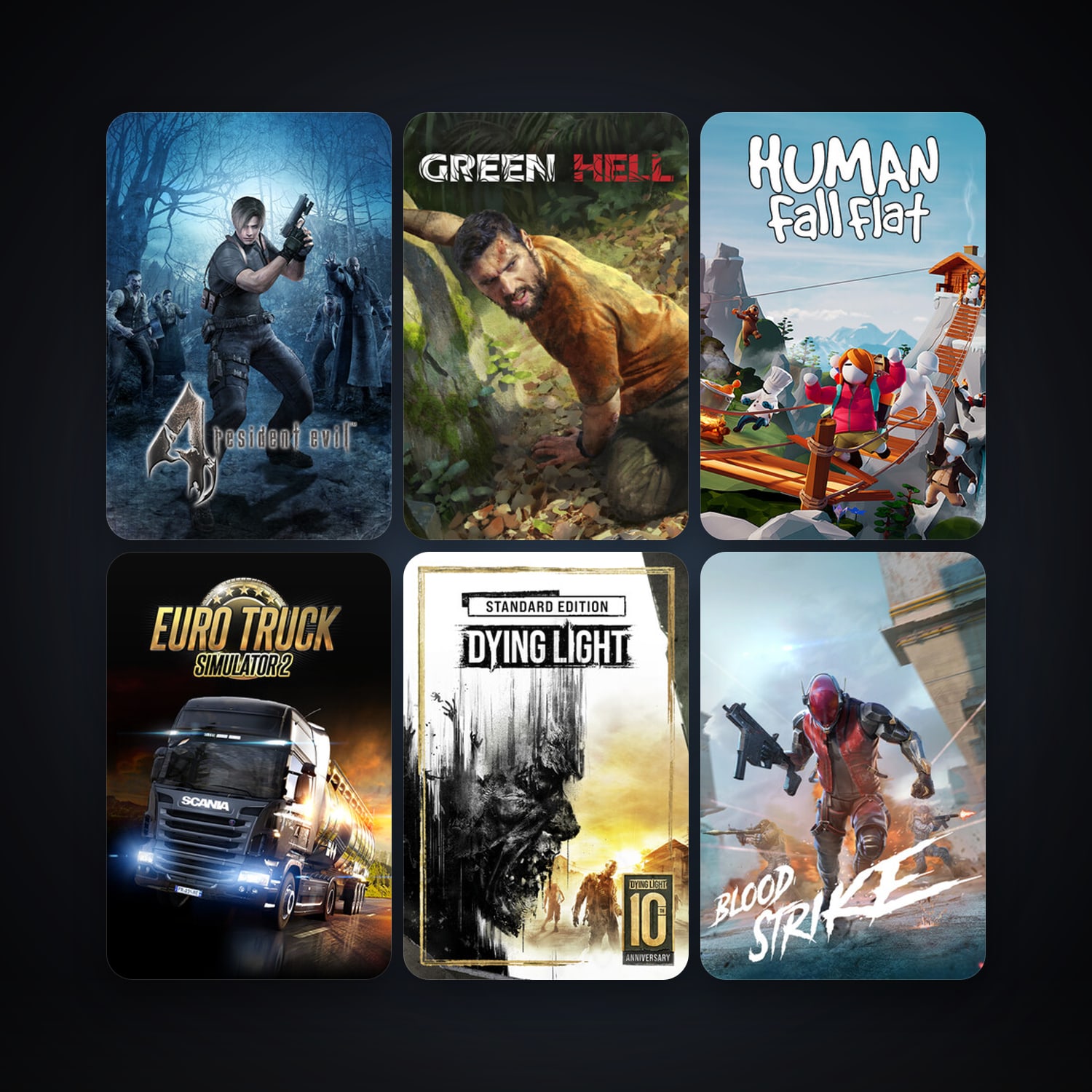 Euro Truck Simulator 2 + Dying Light, 19 games, clean — HabibiAccounts