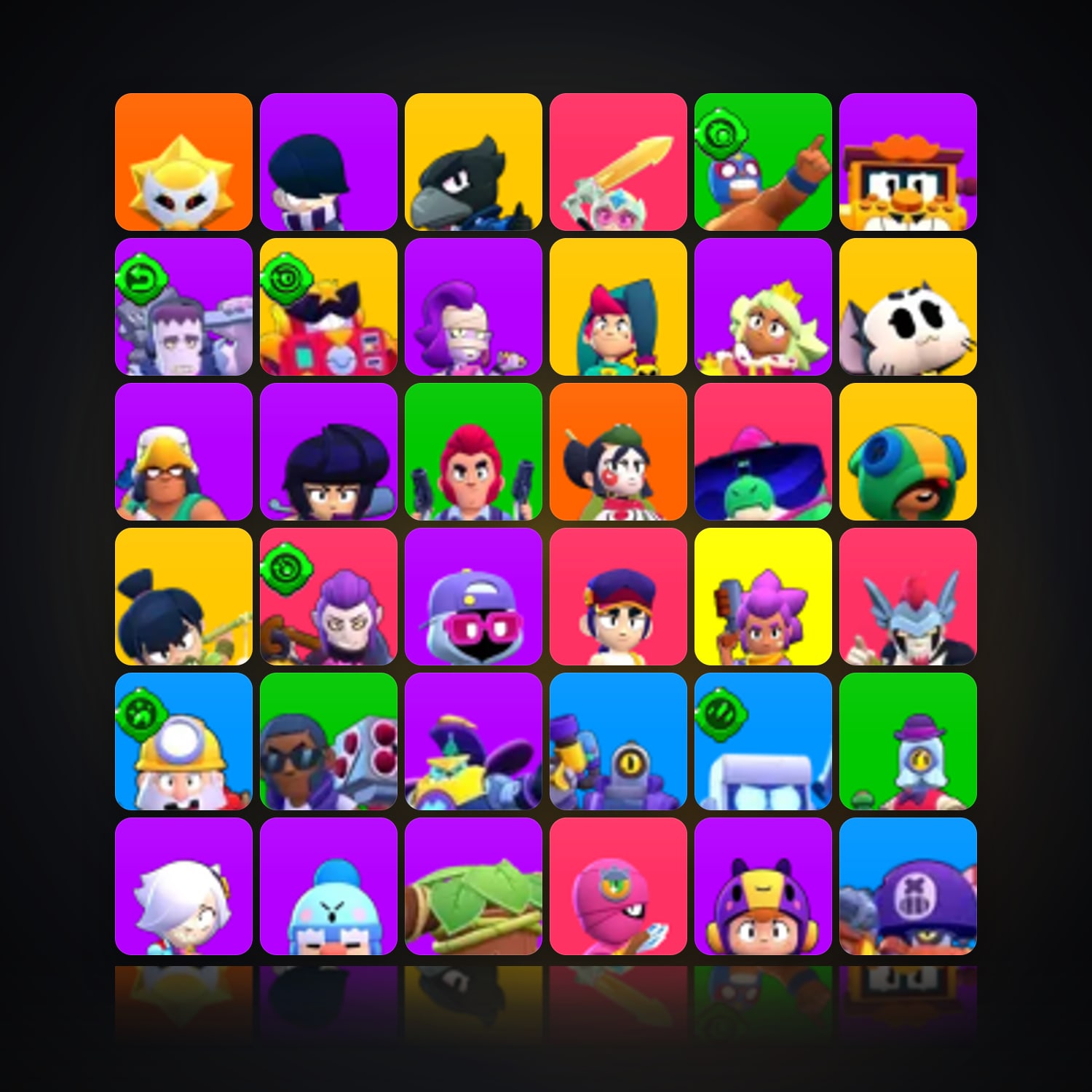 80 Brawlers | 36.2K Trophies — HabibiAccounts