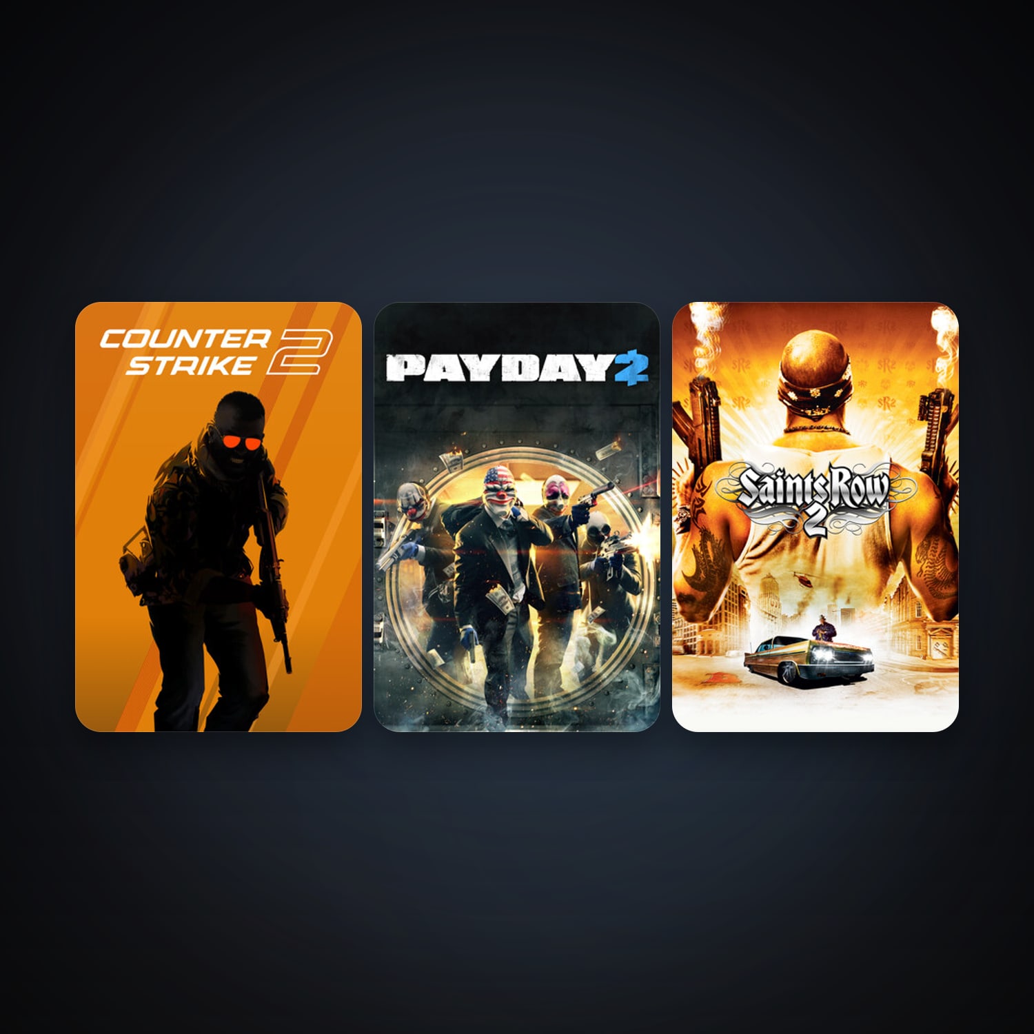 CS2 Prime + Saints Row 2, 7 games, clean — HabibiAccounts