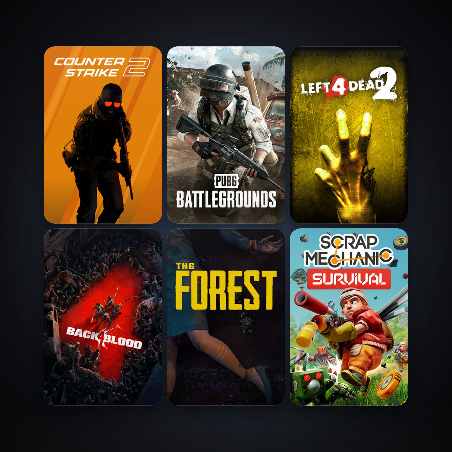 Left 4 Dead 2 + CS2 Prime, 36 games, Steam 19, clean — HabibiAccounts