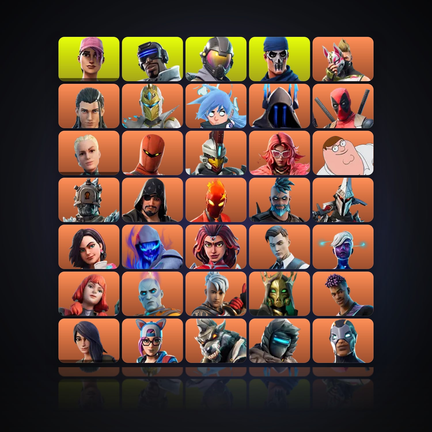 Fortnite | 157 Skins | 100 V-Bucks | Level 3028 | 244 Wins — HabibiAccounts