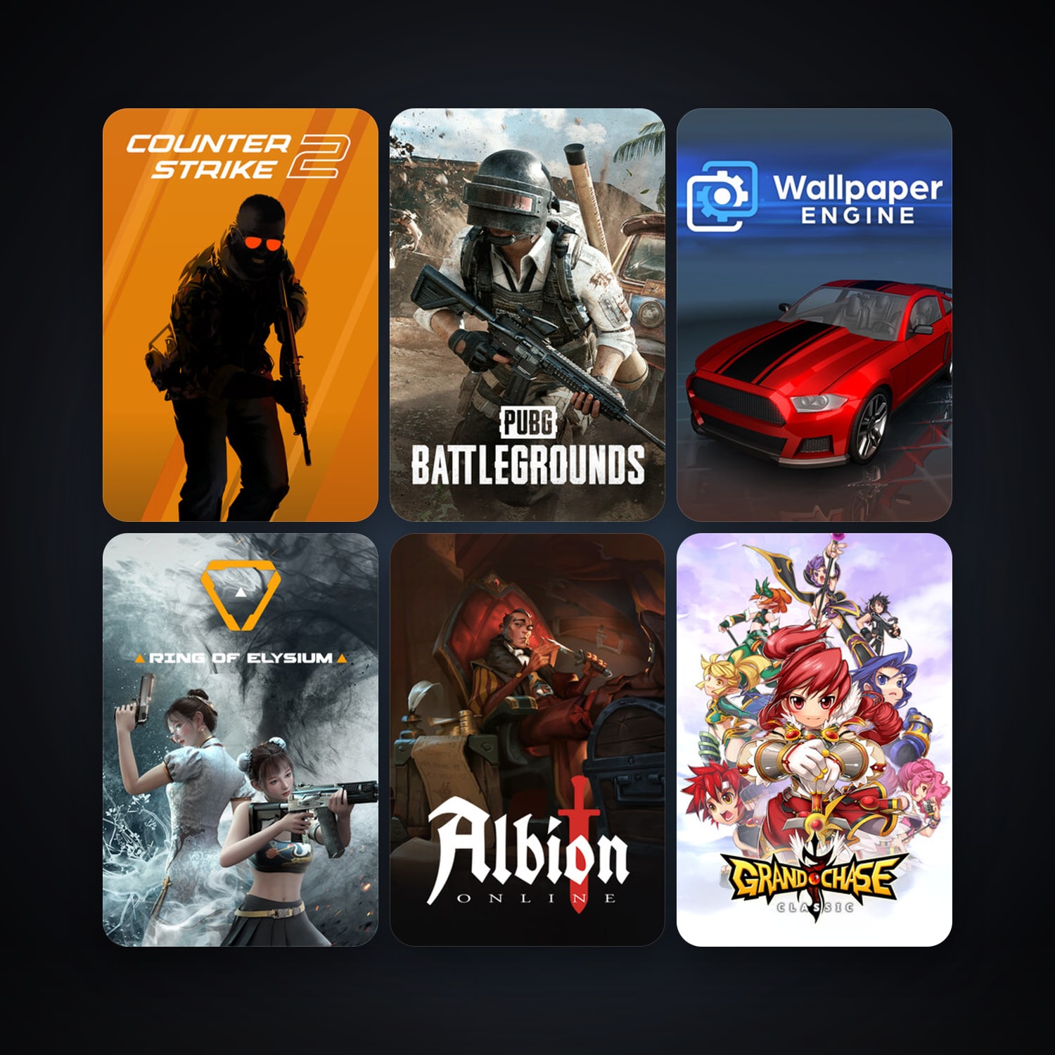 CS2 Prime + Wallpaper Engine, 11 games, clean — HabibiAccounts