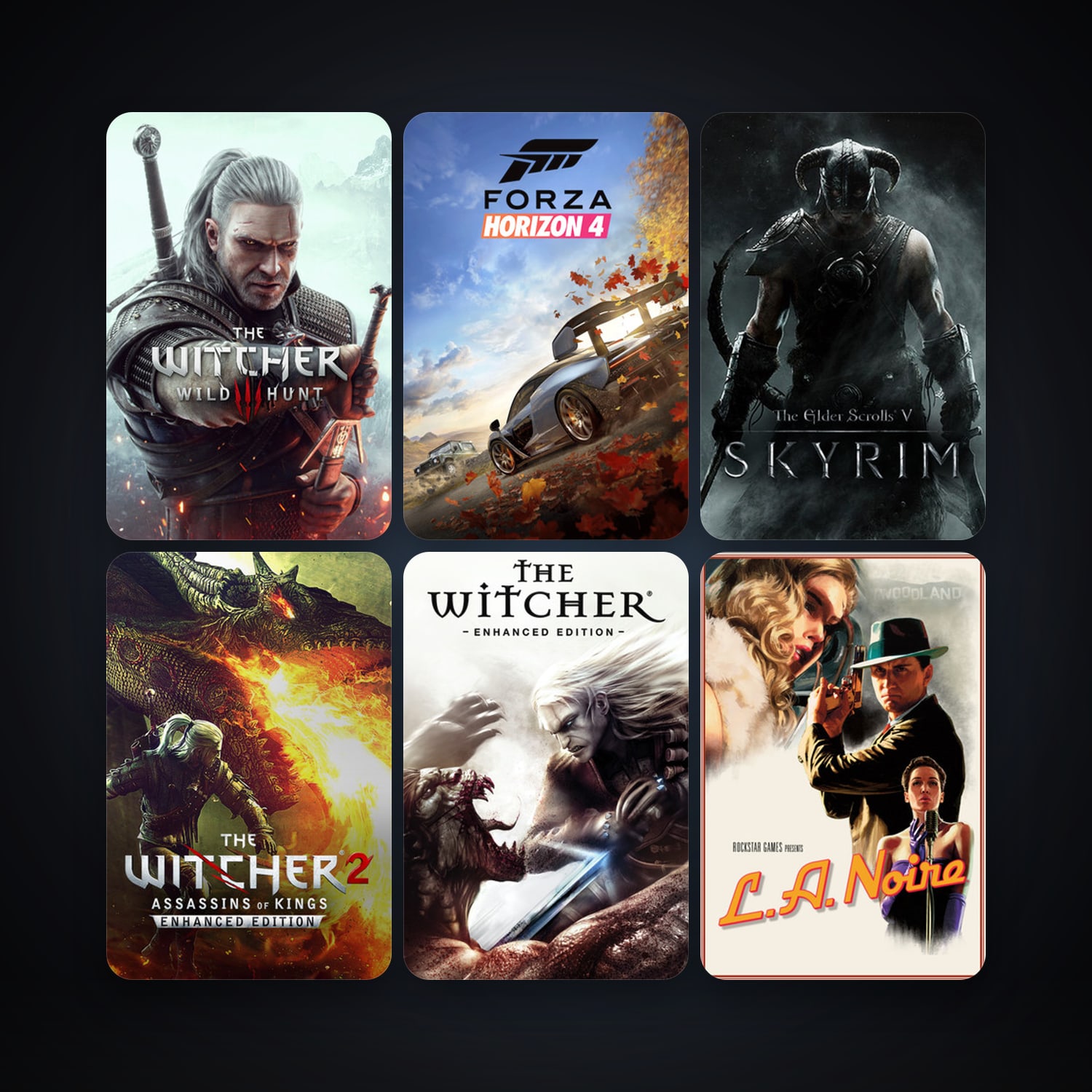 The Witcher: Enhanced Edition Director's Cut + The Witcher 2: Assassins of Kings Enhanced Edition, 14 games, clean — HabibiAccounts