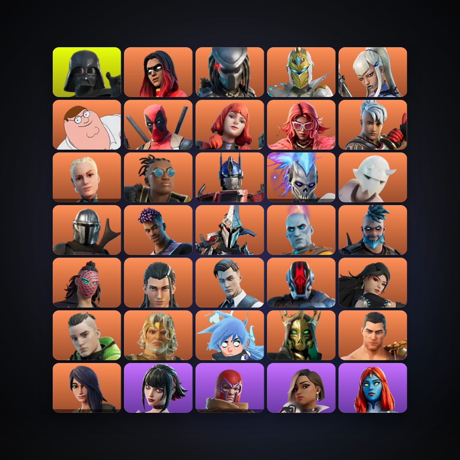 Fortnite | 191 Skins | 350 V-Bucks | Level 3679 | 492 Wins — HabibiAccounts