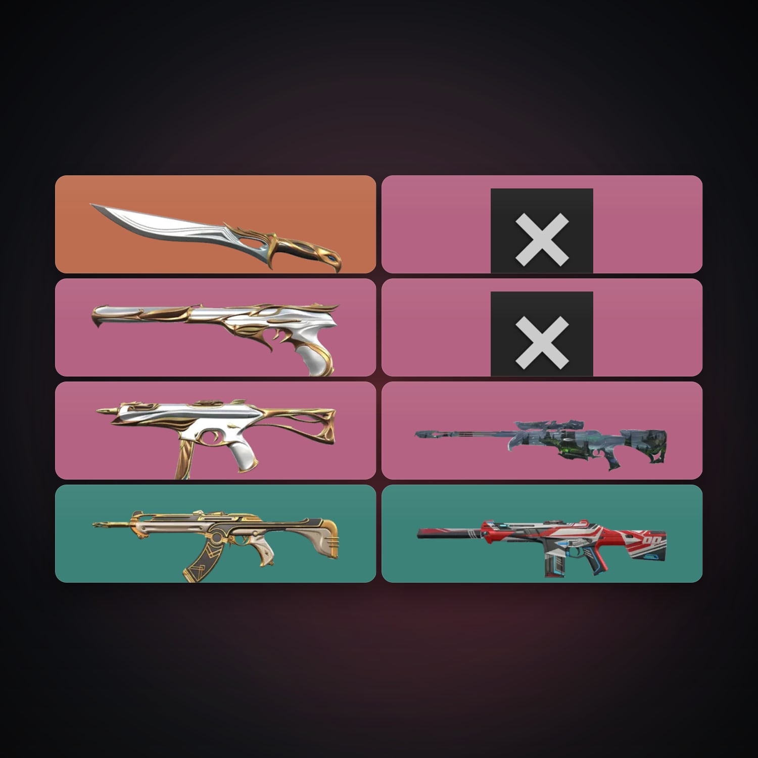 EU Diamond 1 locker — 1 knives, 8 skins, lvl 22 — HabibiAccounts