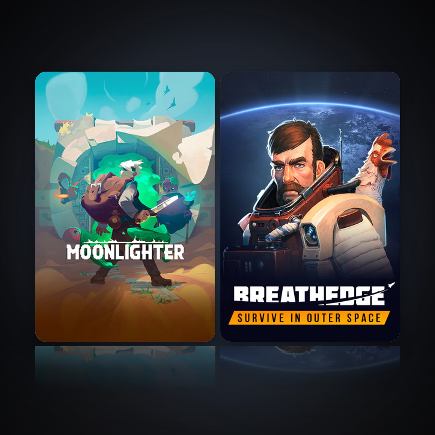 Moonlighter & Breathedge | Clean — HabibiAccounts