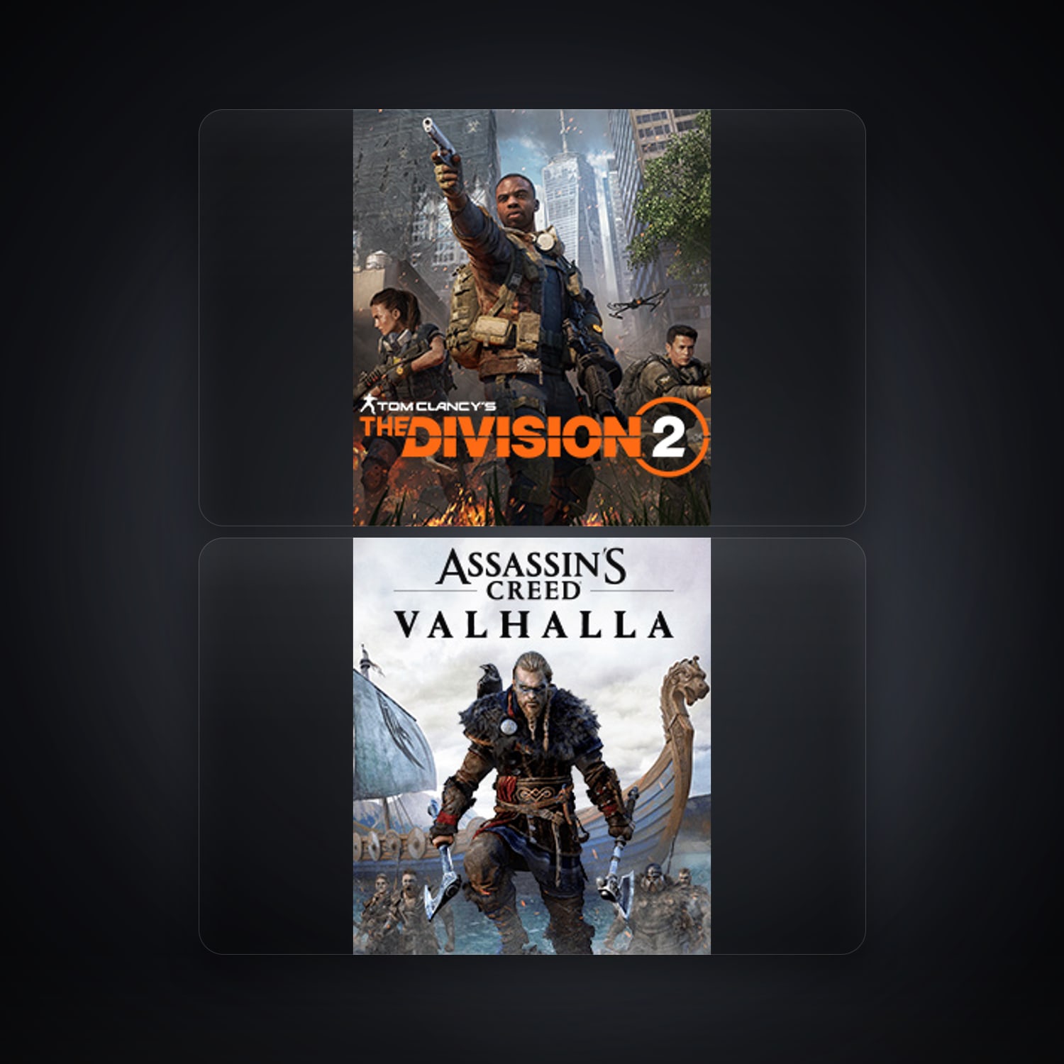 Ubisoft Tom Clancy's The Division 2 + Assassin's Creed Valhalla — KR — HabibiAccounts