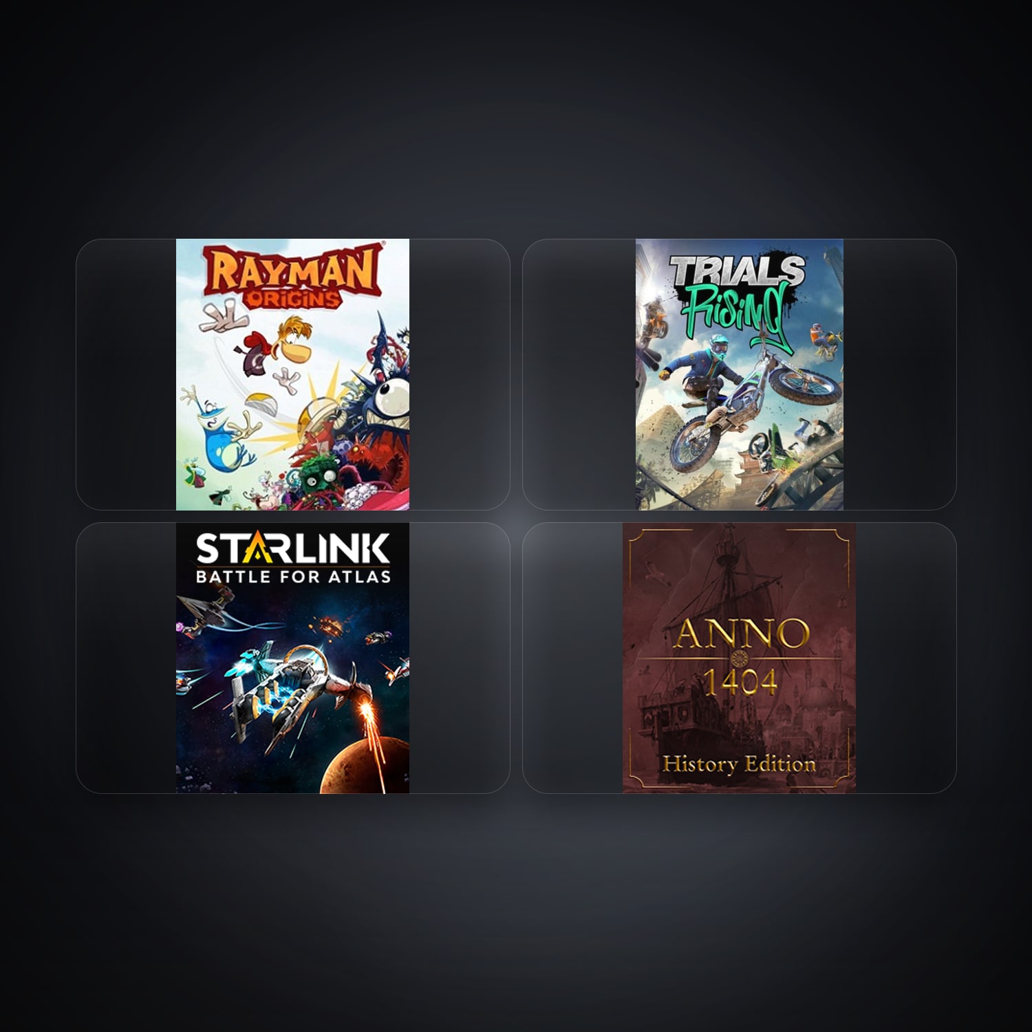 حساب يوبيسوفت فيه Rayman Origins وTrials Rising، TR، 5 ألعاب — HabibiAccounts