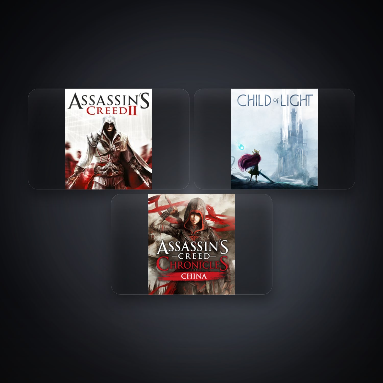 Assassin's Creed II & Child of Light | 3 Games — HabibiAccounts