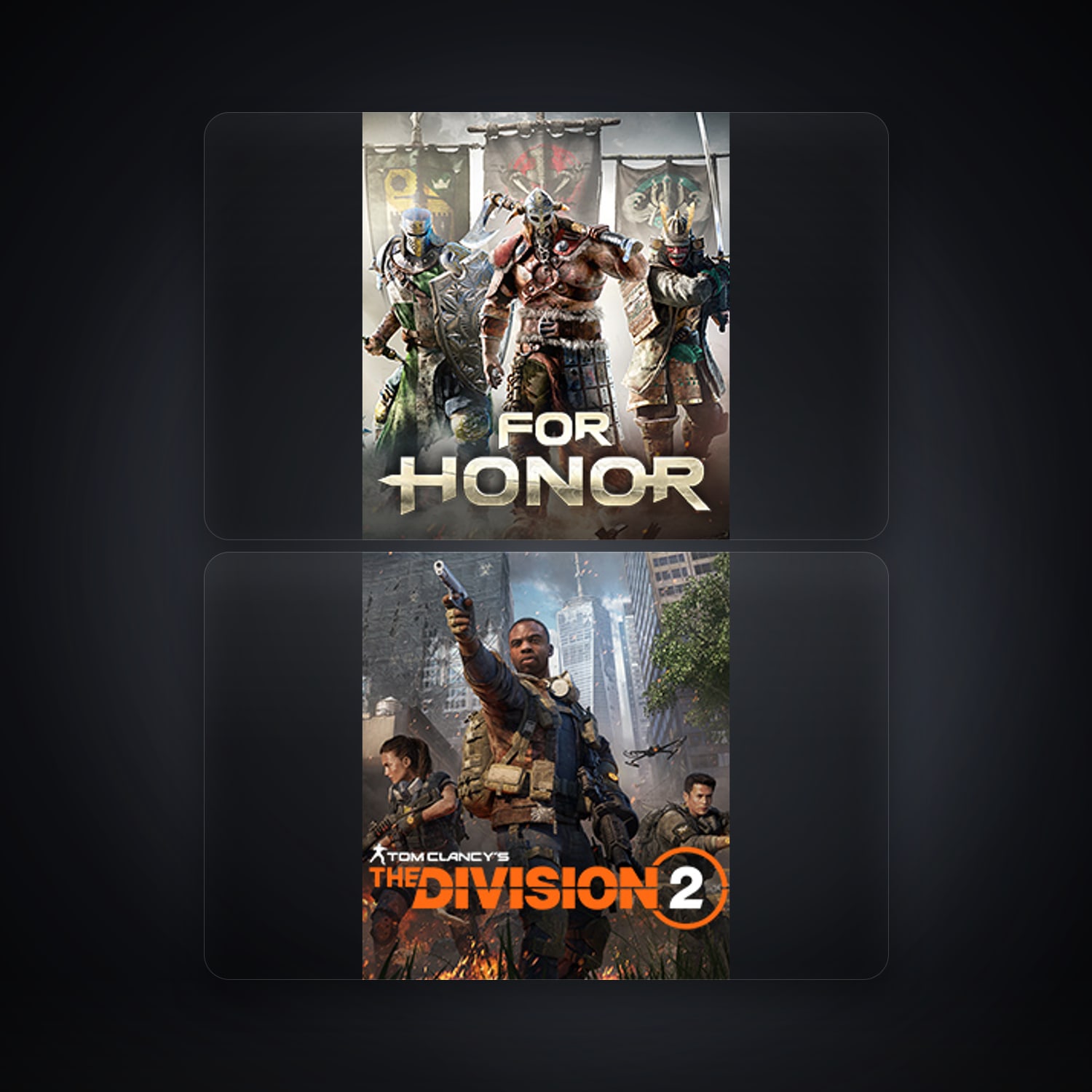 Ubisoft For Honor + Tom Clancy's The Division 2 — CA — HabibiAccounts