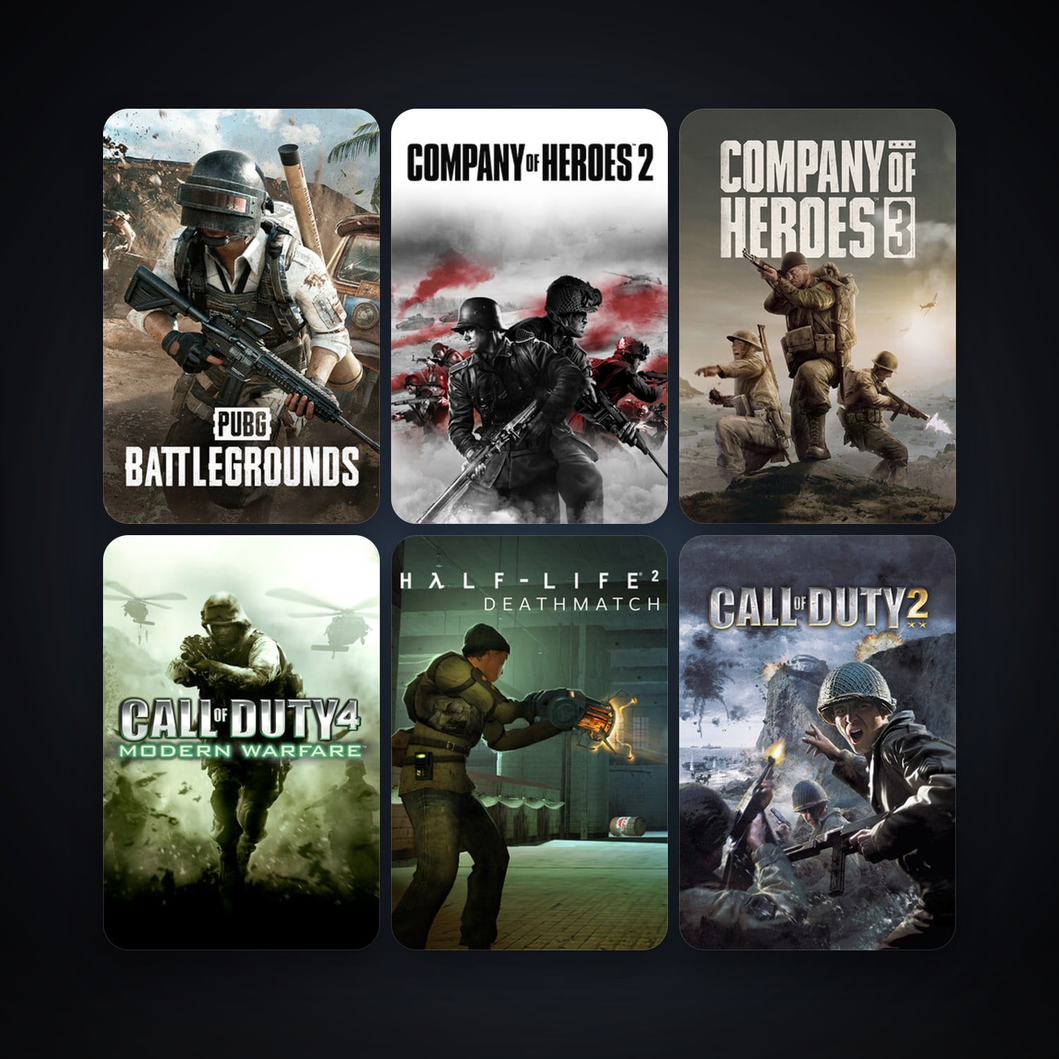 Half-Life 2 + Counter-Strike: Source, 9 games, Steam 10, clean — HabibiAccounts