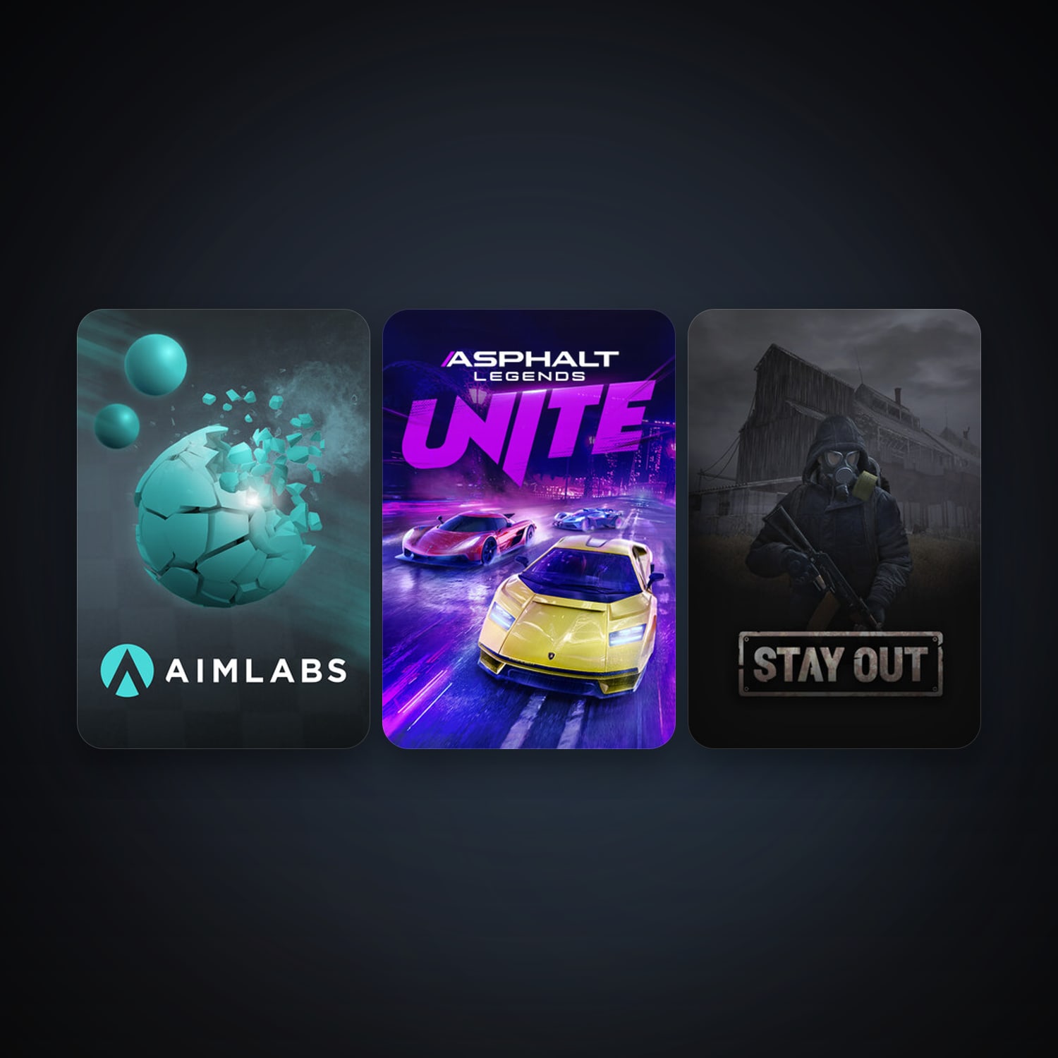 Aimlabs + Stay Out, 11 games, clean — HabibiAccounts