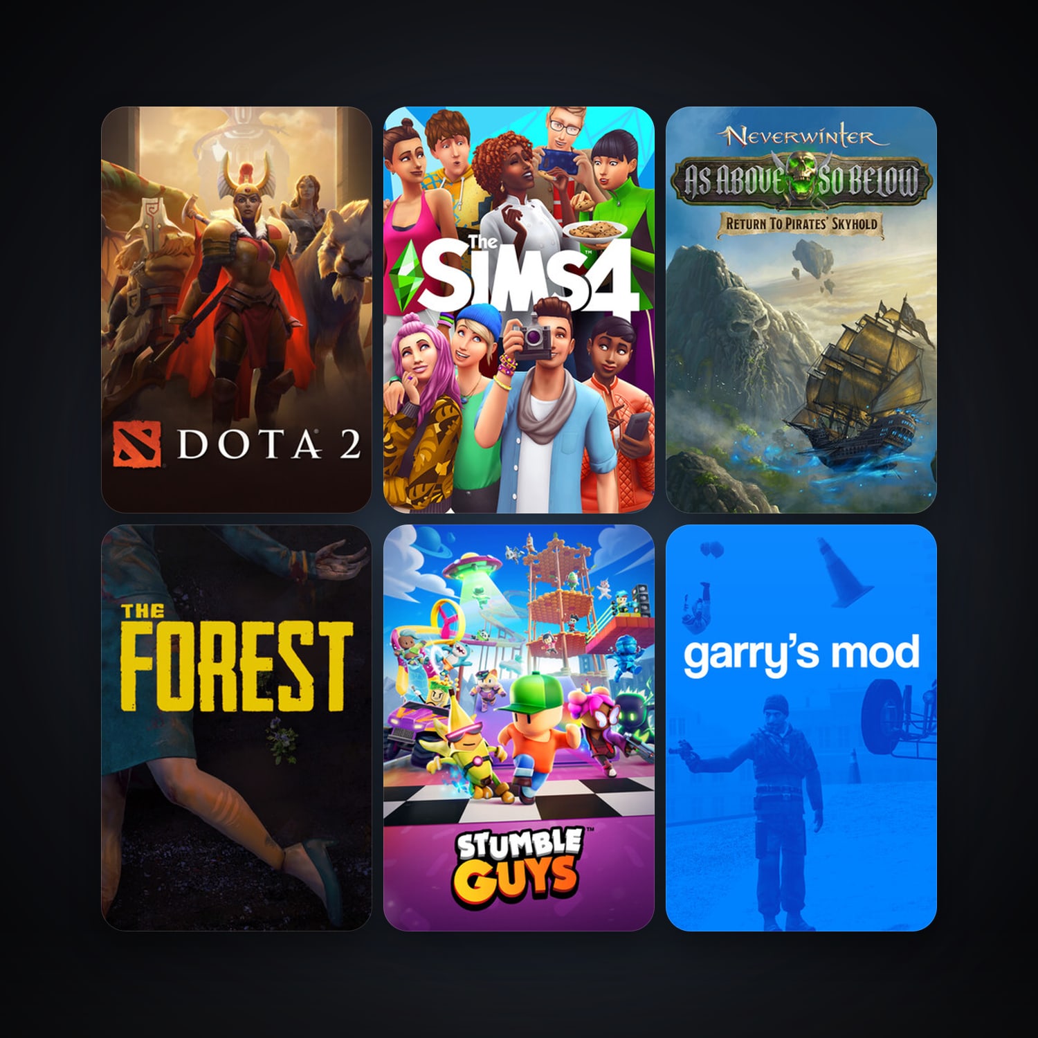 Dota 2 + Garry's Mod, 18 games, clean — HabibiAccounts