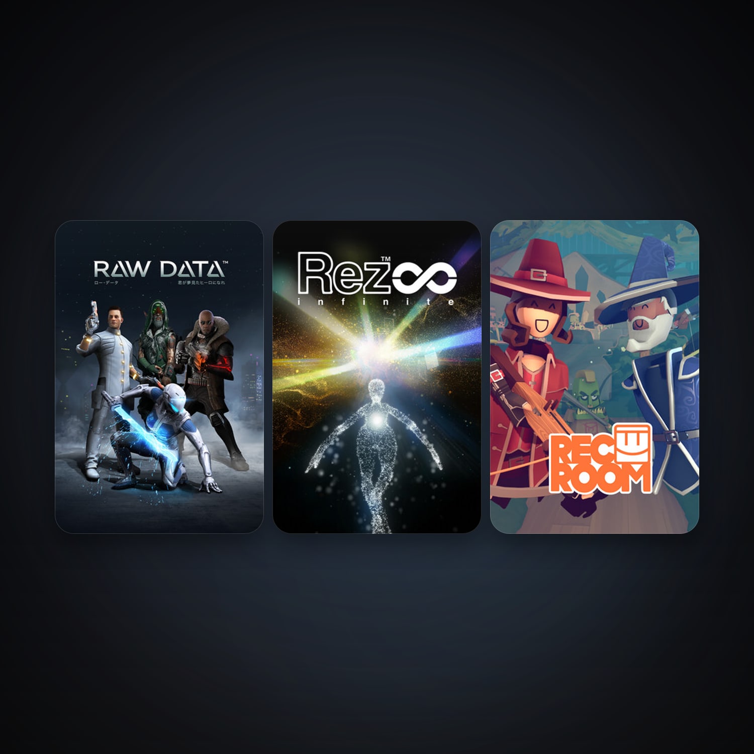 Raw Data + Rec Room, 9 games, clean — HabibiAccounts