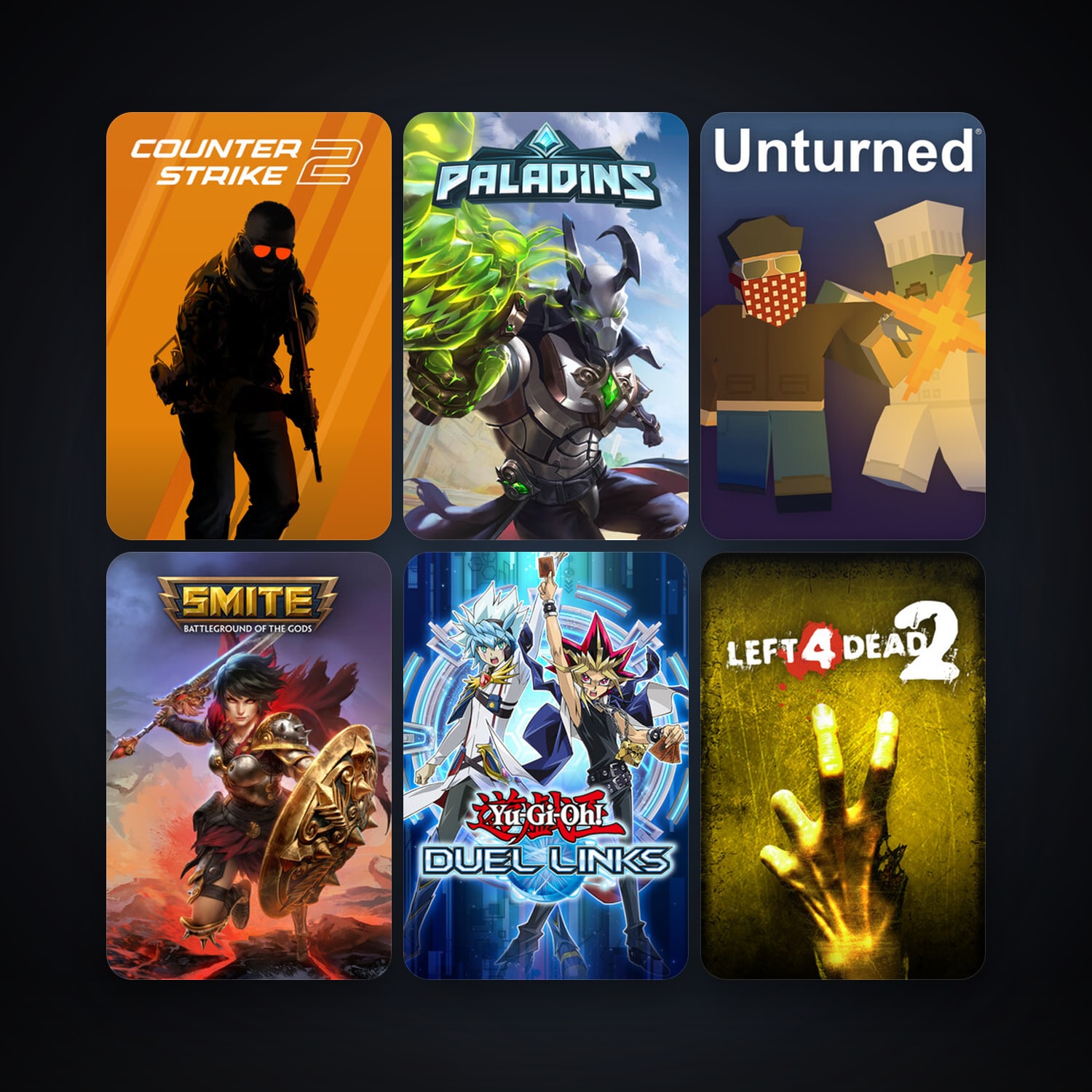 Left 4 Dead 2 + CS2 Prime, 20 games, clean — HabibiAccounts