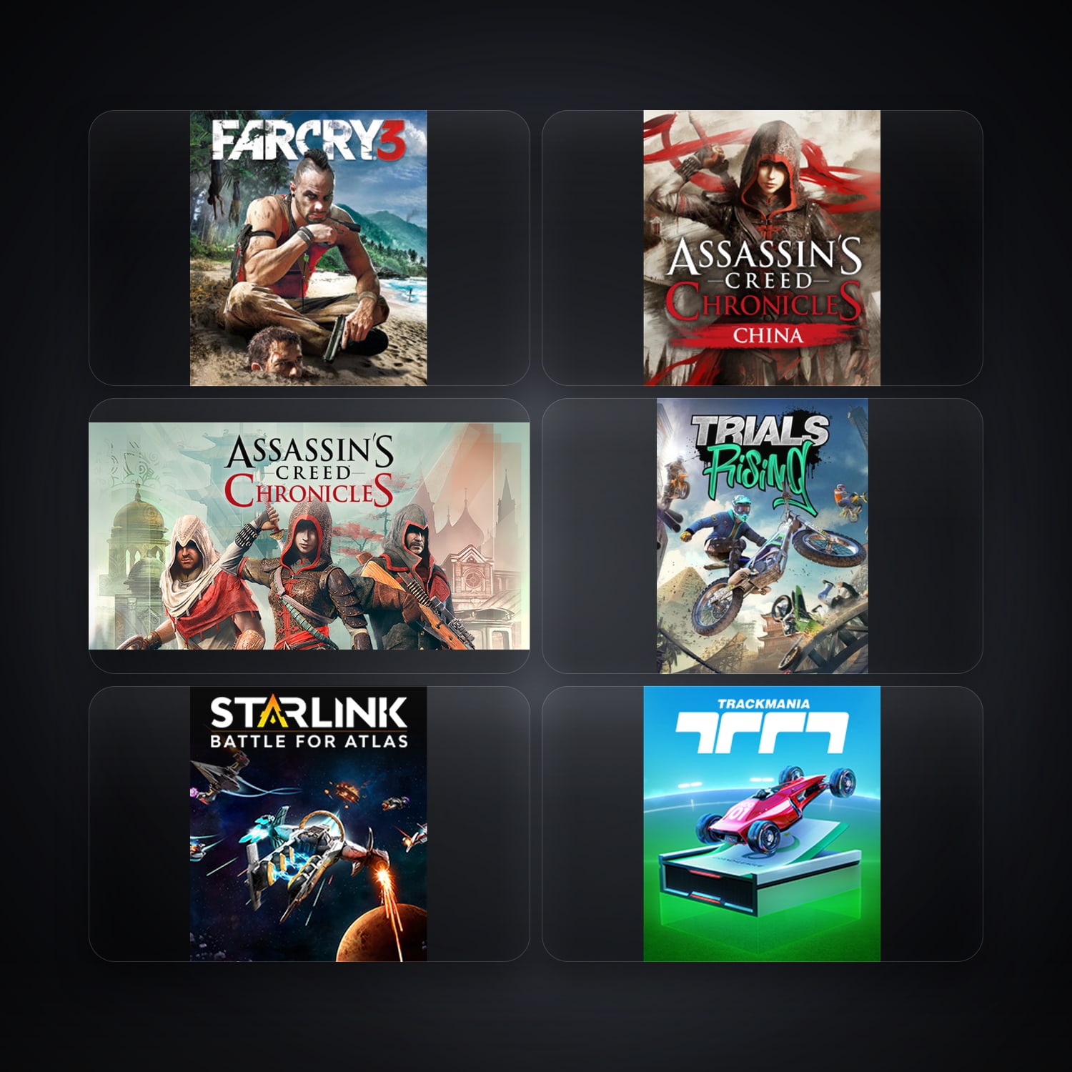 Ubisoft Far Cry 3 Deluxe Edition + Assassin's Creed Chronicles China — IN — 8 games — HabibiAccounts
