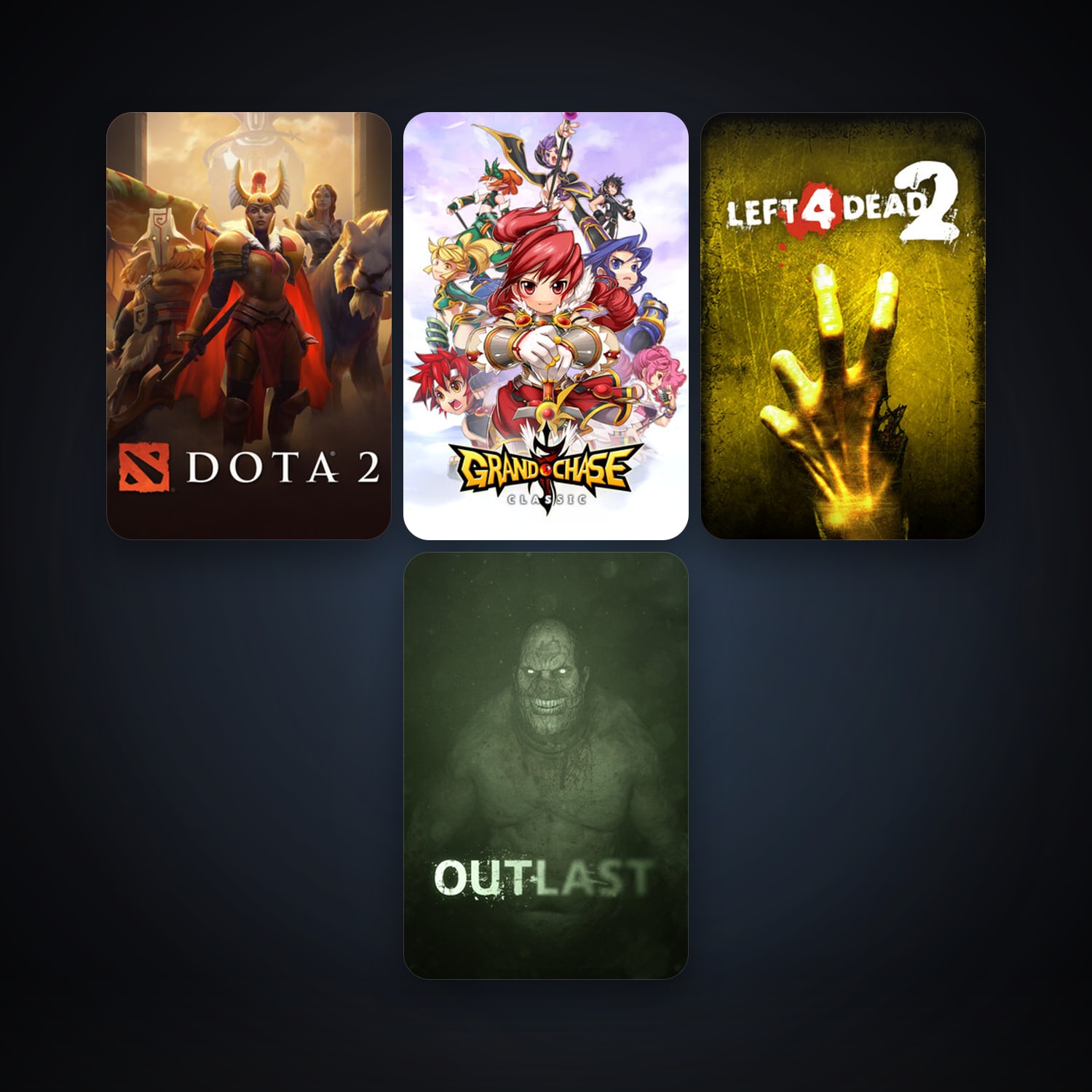 Left 4 Dead 2 + Dota 2, 8 games, clean — HabibiAccounts