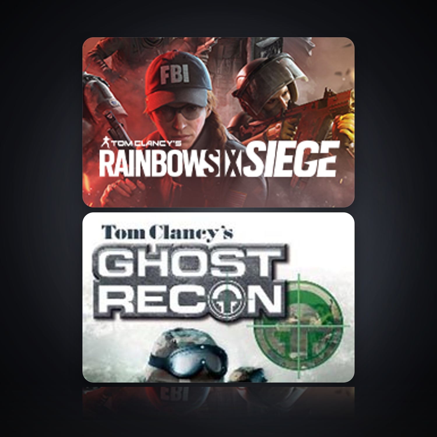 Tom Clancy's Rainbow Six Siege (Steam) & Tom Clancy's Ghost Recon | 2 Games — HabibiAccounts