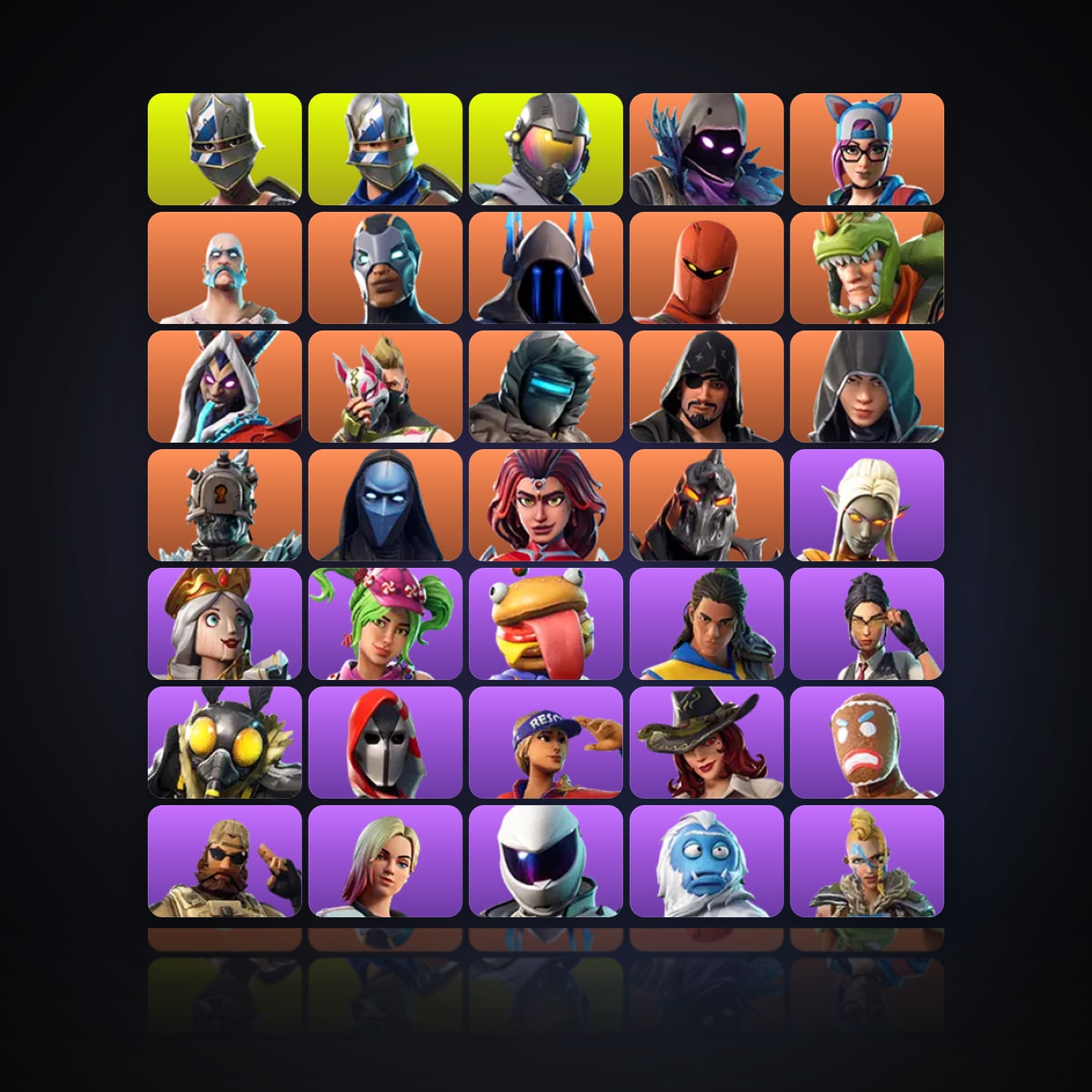 Fortnite | 46 Skins | 450 V-Bucks | Level 651 | 186 Wins — HabibiAccounts