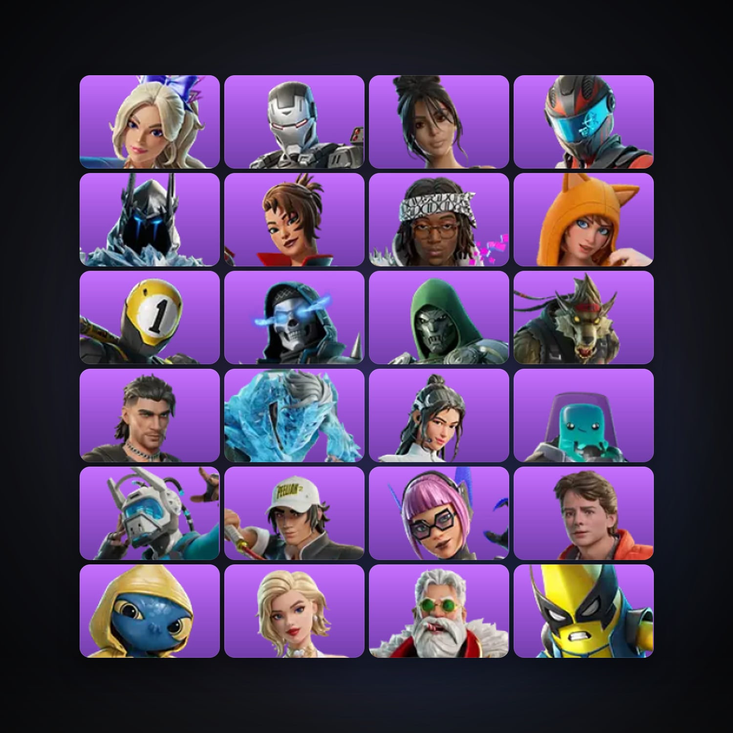 Fortnite | 103 Skins | 400 V-Bucks | Level 1367 | 78 Wins — HabibiAccounts