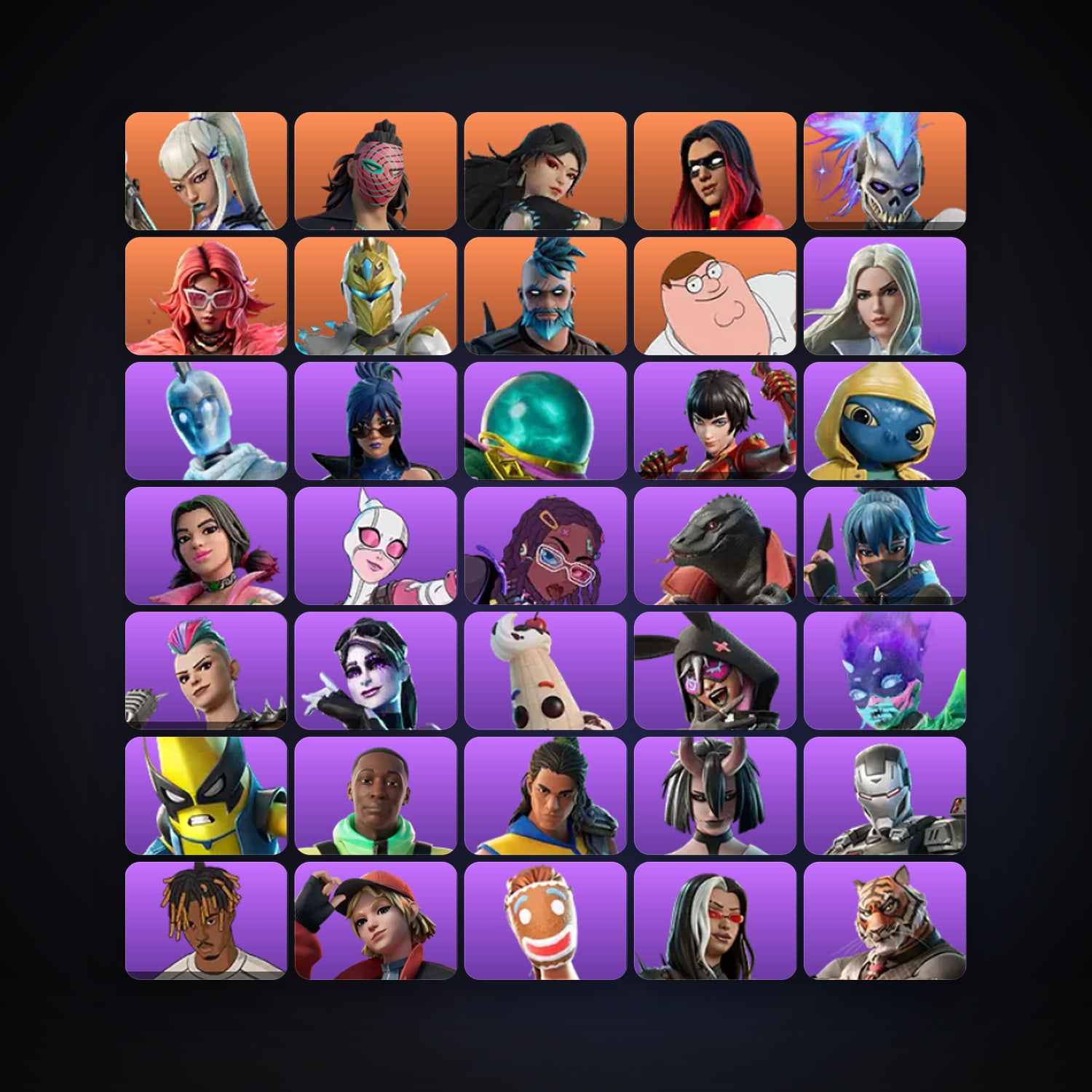 Fortnite | 97 Skins | Level 3076 | 112 Wins — HabibiAccounts