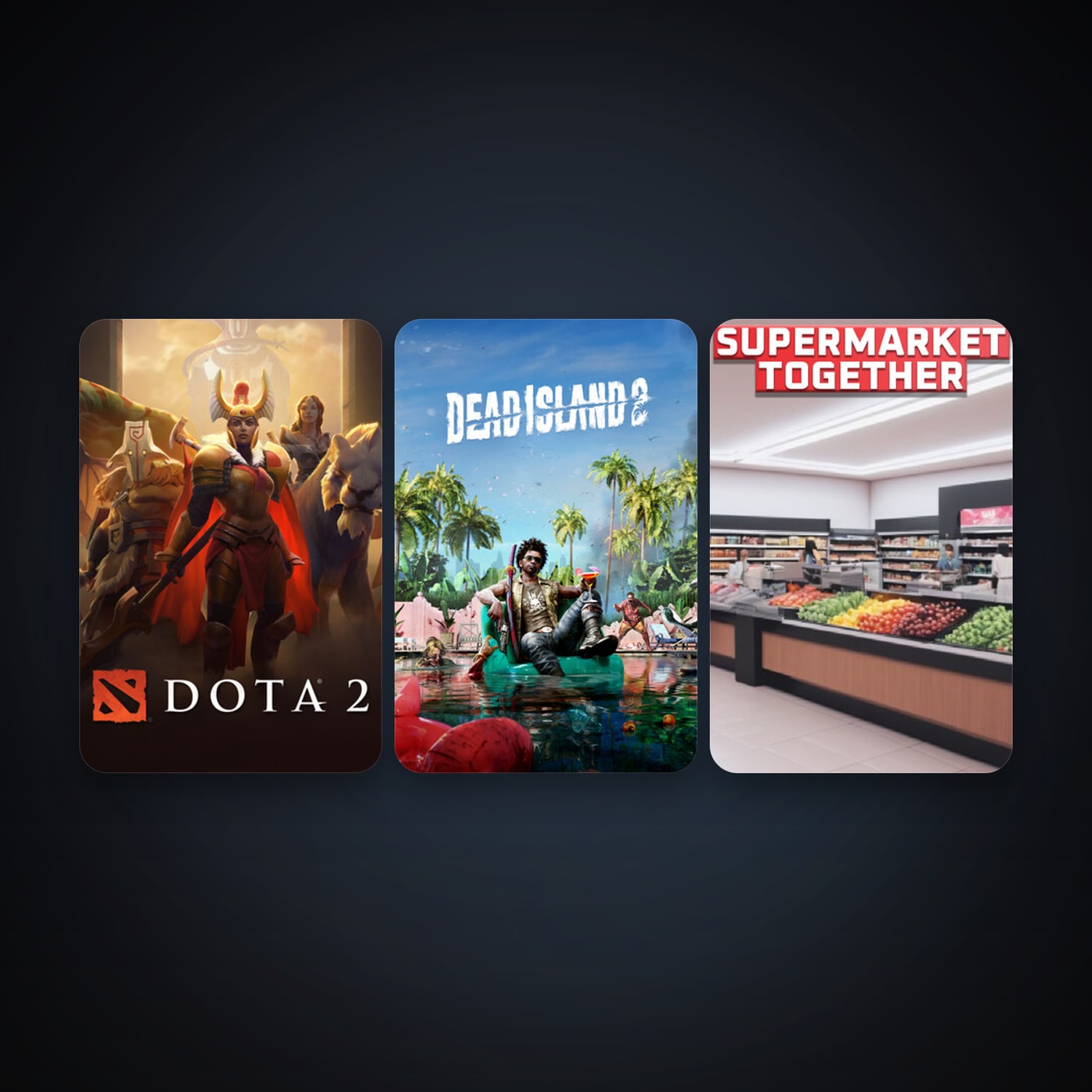 Dota 2 + Dead Island 2, 5 games, clean — HabibiAccounts