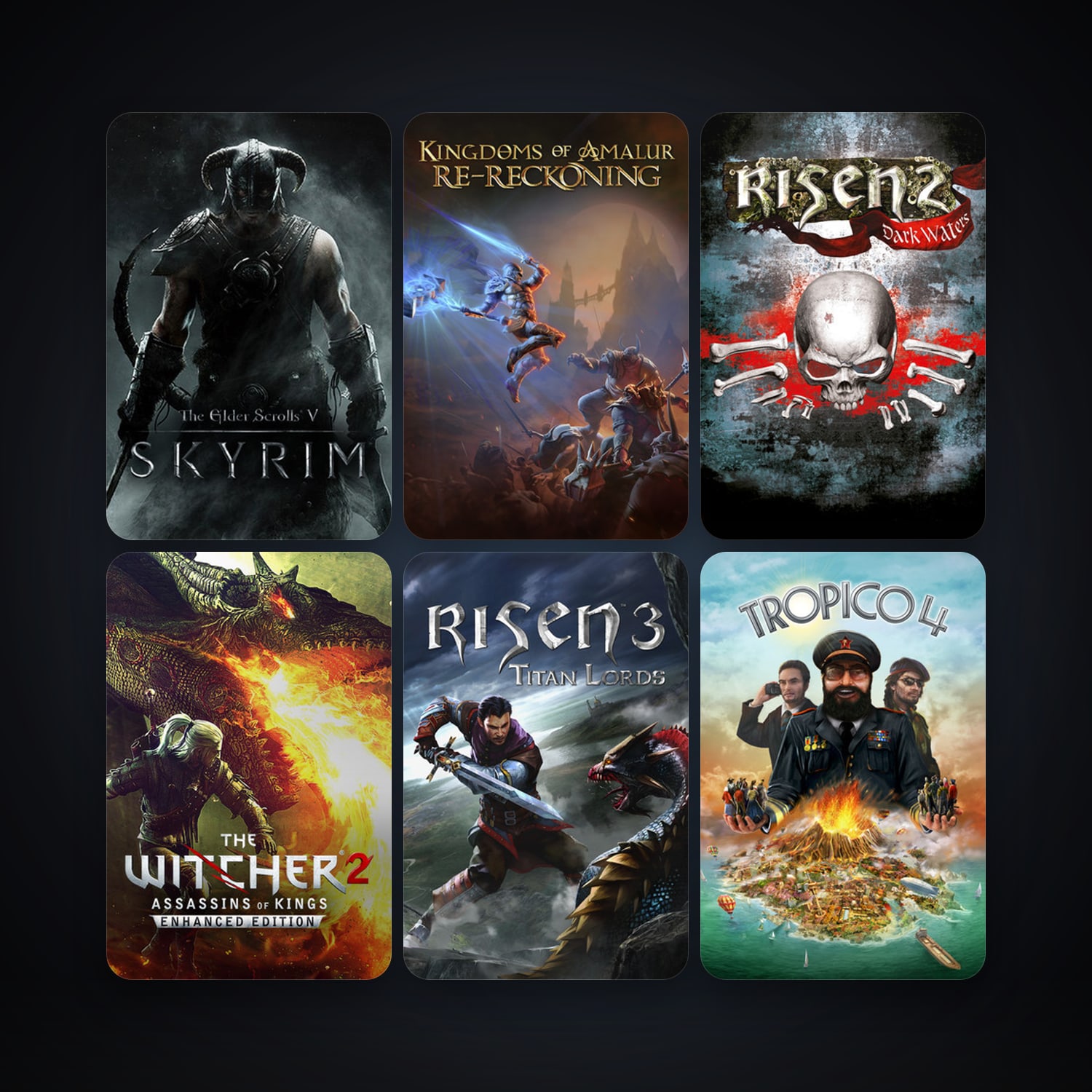 Just Cause 2 + Empire: Total War, 55 games, clean — HabibiAccounts