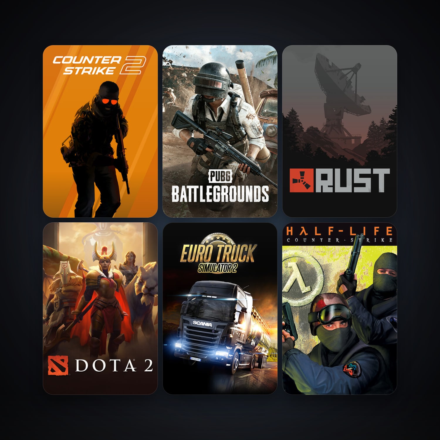 Counter-Strike + Dota 2, 13 games, clean — HabibiAccounts