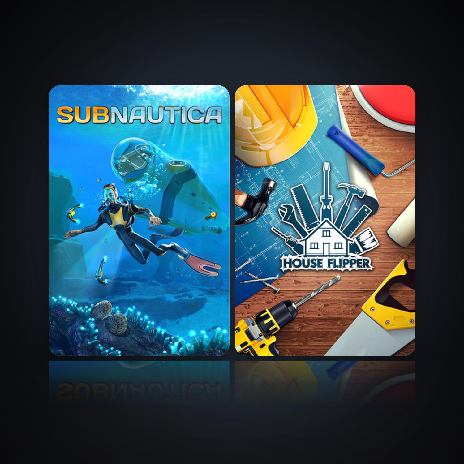 Subnautica & House Flipper — HabibiAccounts