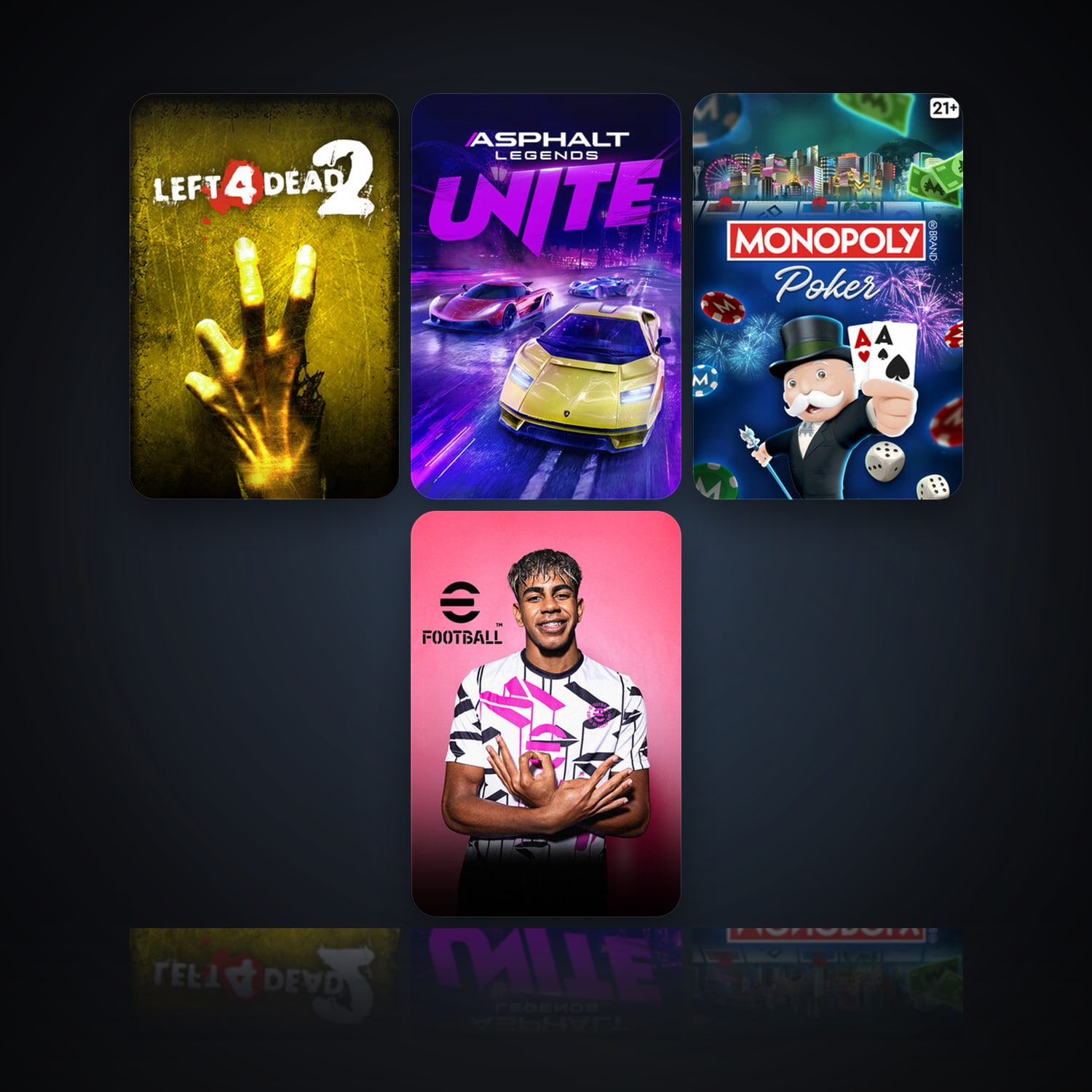 Left 4 Dead 2 & Asphalt Legends Unite | Clean — HabibiAccounts