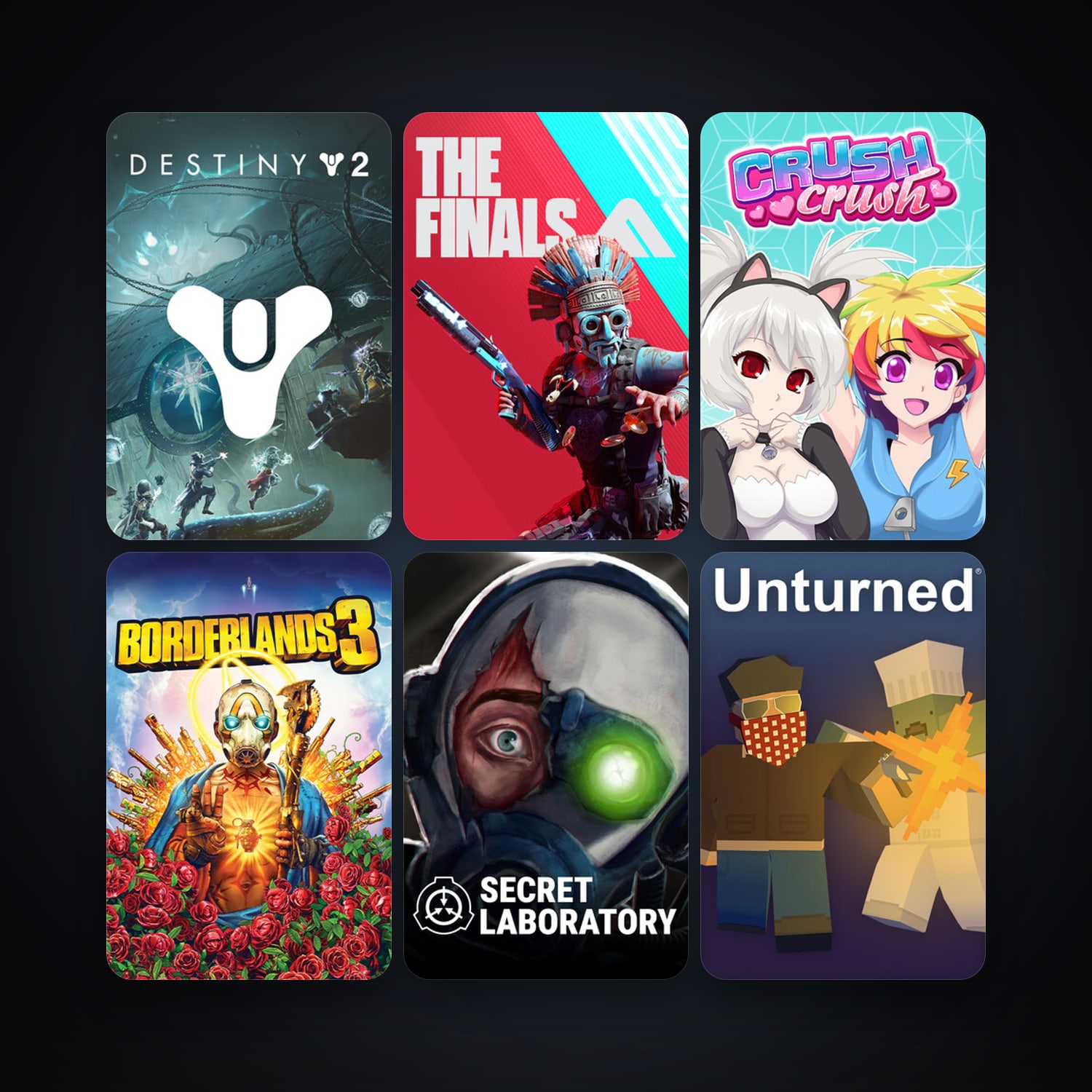 Darkest Dungeon + Unturned, 14 games, clean — HabibiAccounts