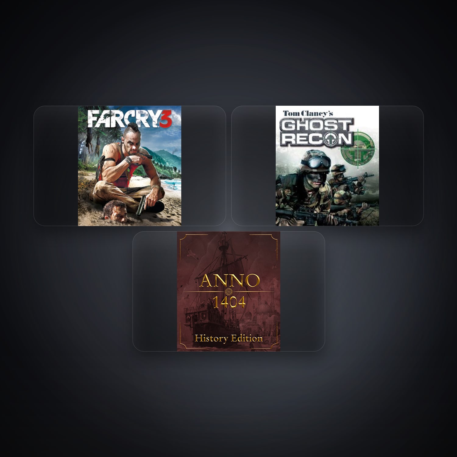 Ubisoft account — Far Cry 3 Deluxe Edition + Tom Clancy's Ghost Recon — PT — 3 games — HabibiAccounts