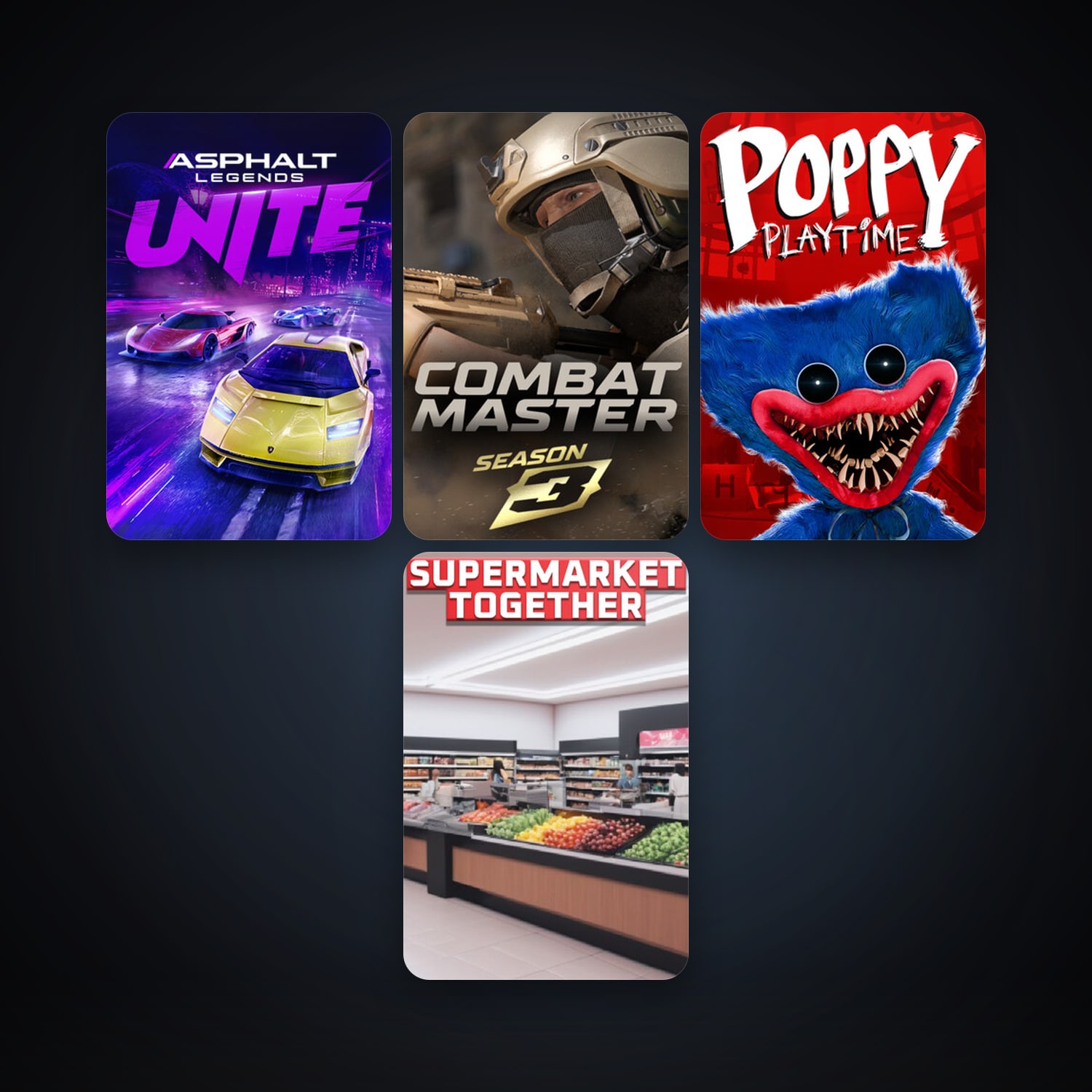 Asphalt Legends Unite & Combat Master: Season 1 | Clean — HabibiAccounts