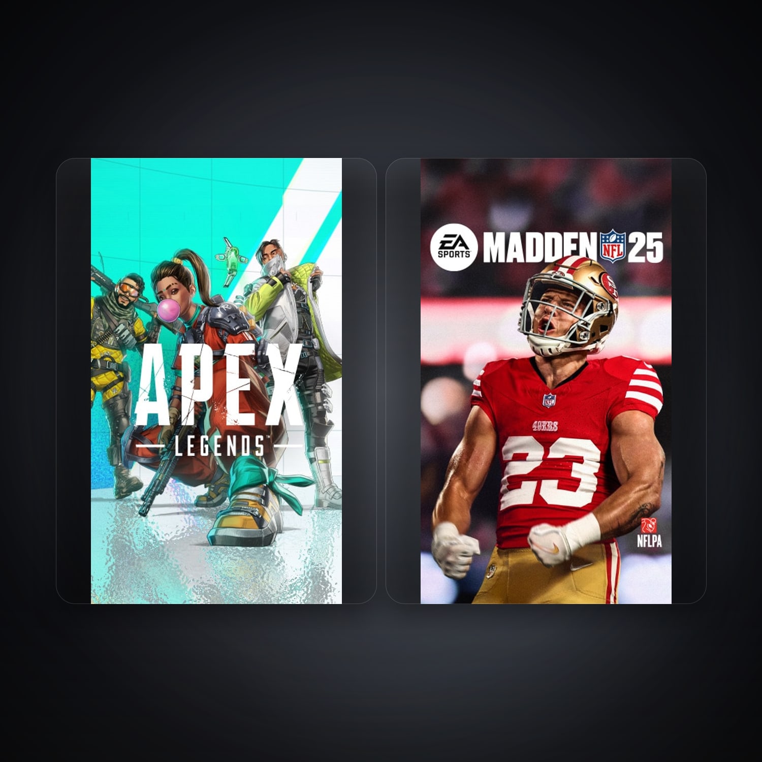 Apex Legends & EA SPORTS Madden NFL 25 | 2 Games | Apex Lvl 18 — HabibiAccounts