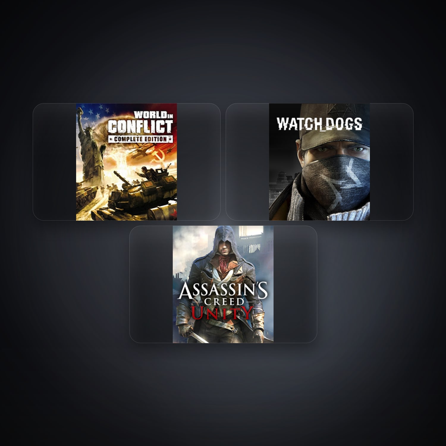World In Conflict & Watch_Dogs | 3 Games — HabibiAccounts
