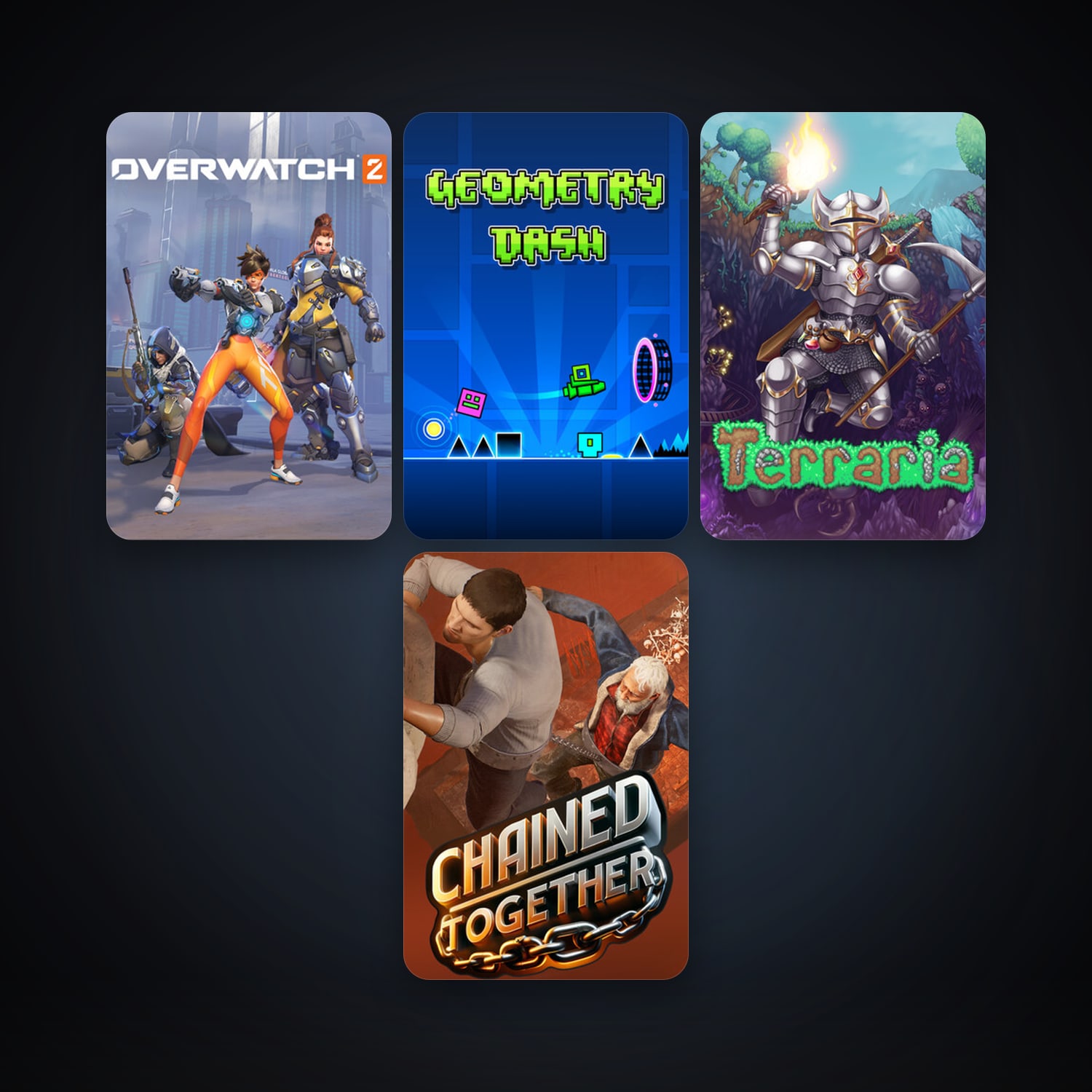 Terraria + Geometry Dash, 9 games, clean — HabibiAccounts