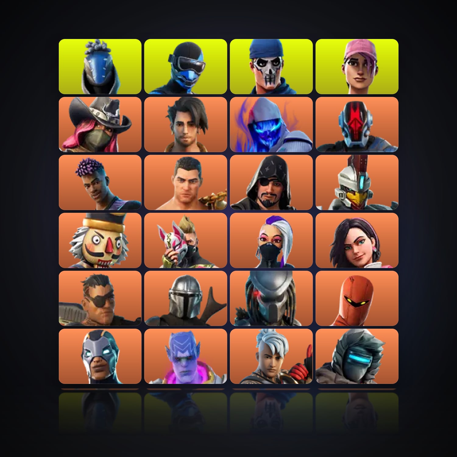 Fortnite | 197 Skins | 1.4K V-Bucks | Level 2058 | 186 Wins — HabibiAccounts