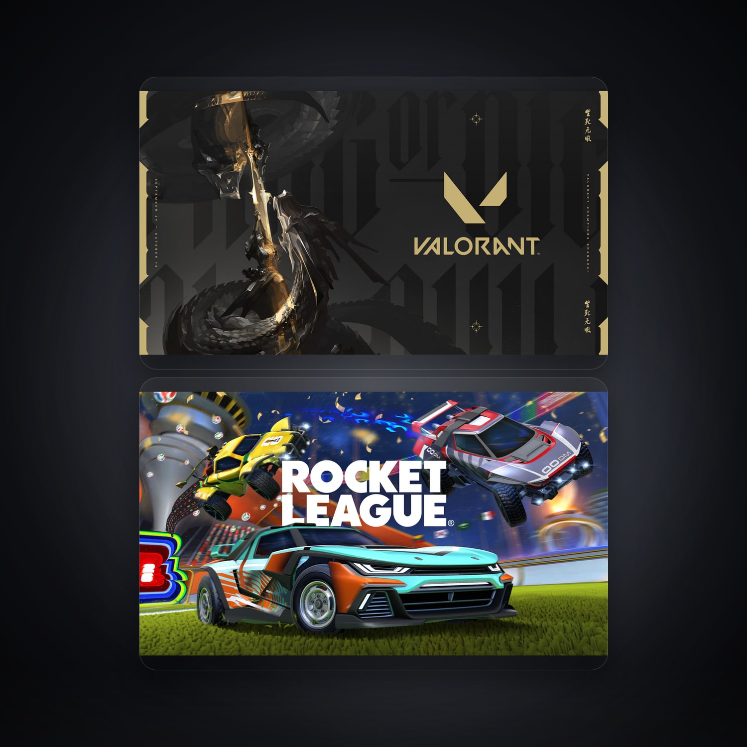 Epic VALORANT + Rocket League — BR — HabibiAccounts