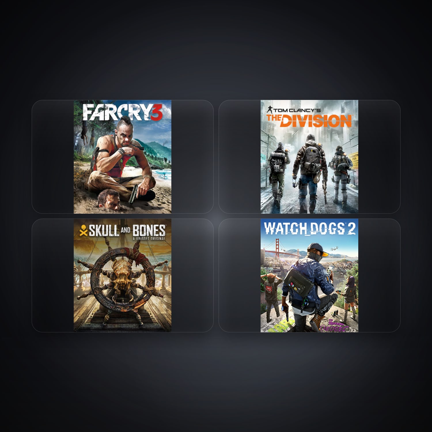 Ubisoft Far Cry 3 Deluxe Edition + Tom Clancy's The Division — BR — 4 games — HabibiAccounts