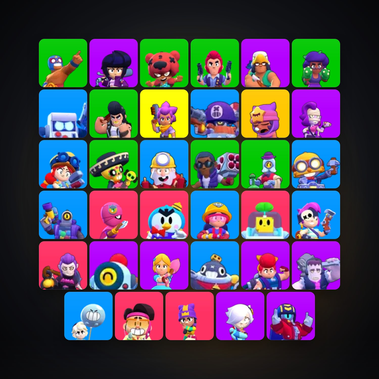 35 Brawlers | 9.8K Trophies — HabibiAccounts