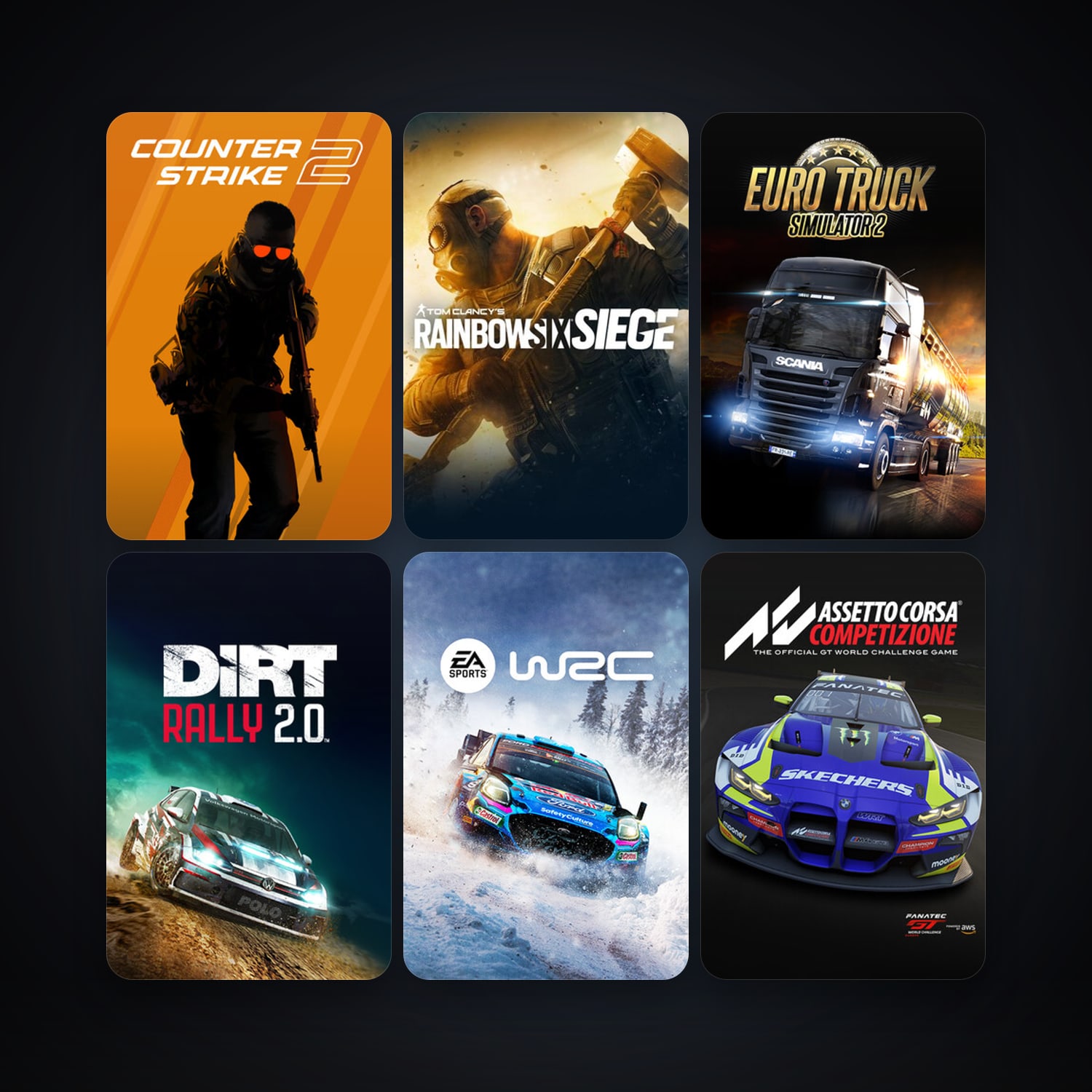 CS2 Prime + DCS World Steam Edition, 11 games, clean — HabibiAccounts
