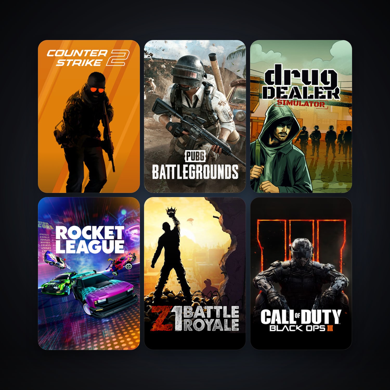 CS2 Prime + Garry's Mod, 59 games, Steam 10, clean — HabibiAccounts
