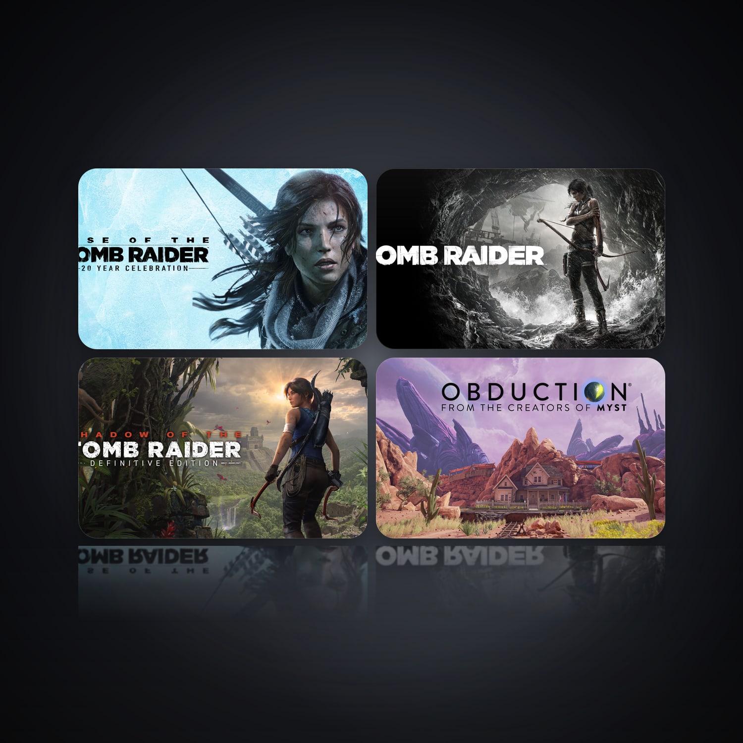 Rise of the Tomb Raider: 20 Year Celebration & Tomb Raider GAME OF THE YEAR EDITION | 4 Games — HabibiAccounts