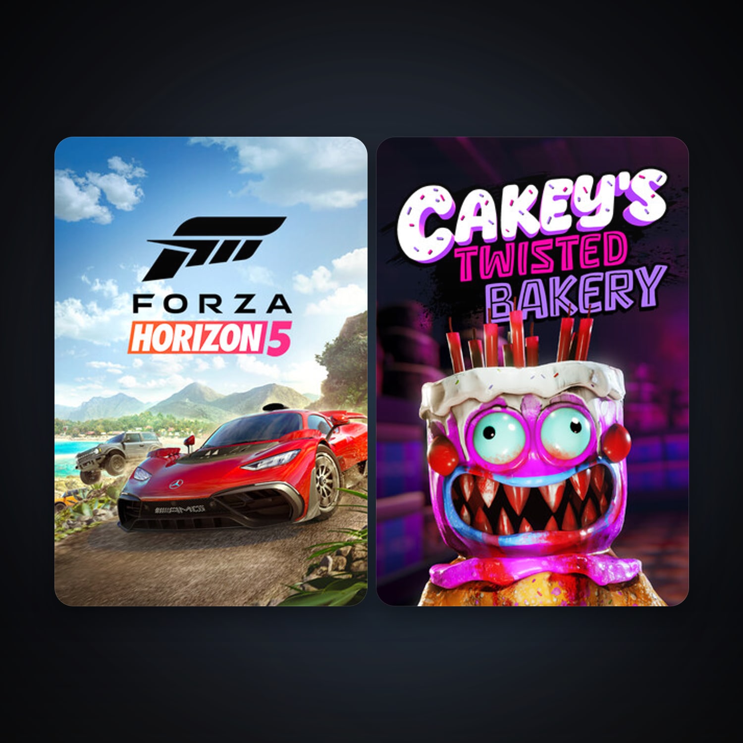 Forza Horizon 5 + Forza Horizon 6, 4 games, clean — HabibiAccounts