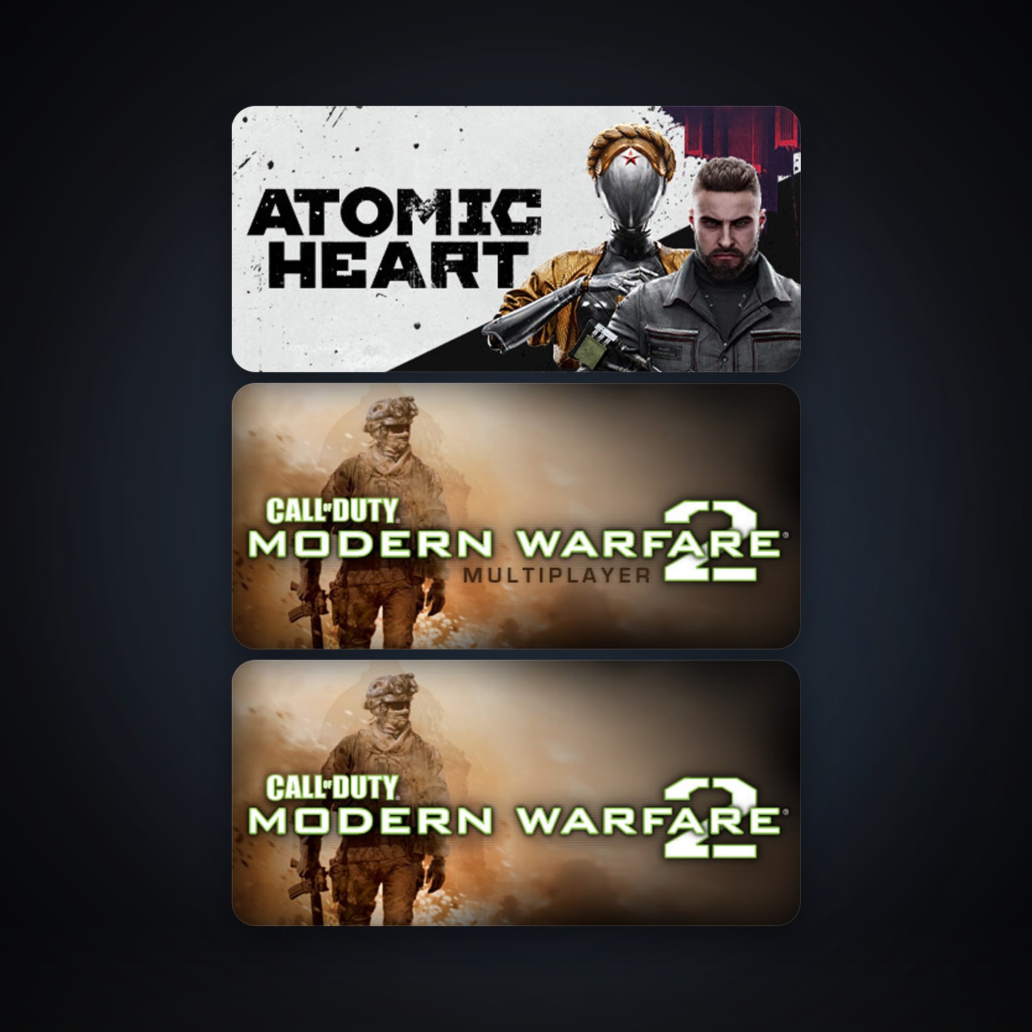 Call of Duty: Modern Warfare 2 (2009) + Call of Duty: Modern Warfare 2 - Multiplayer (2009), 4 games, clean — HabibiAccounts