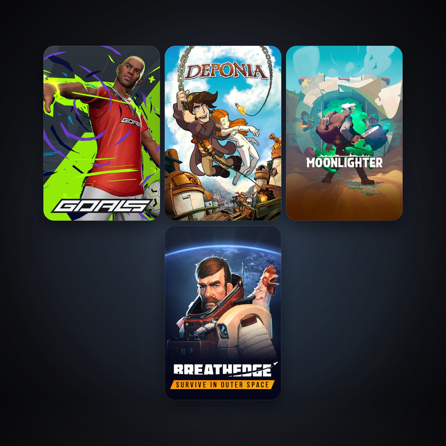 GOALS & Deponia | Clean — HabibiAccounts