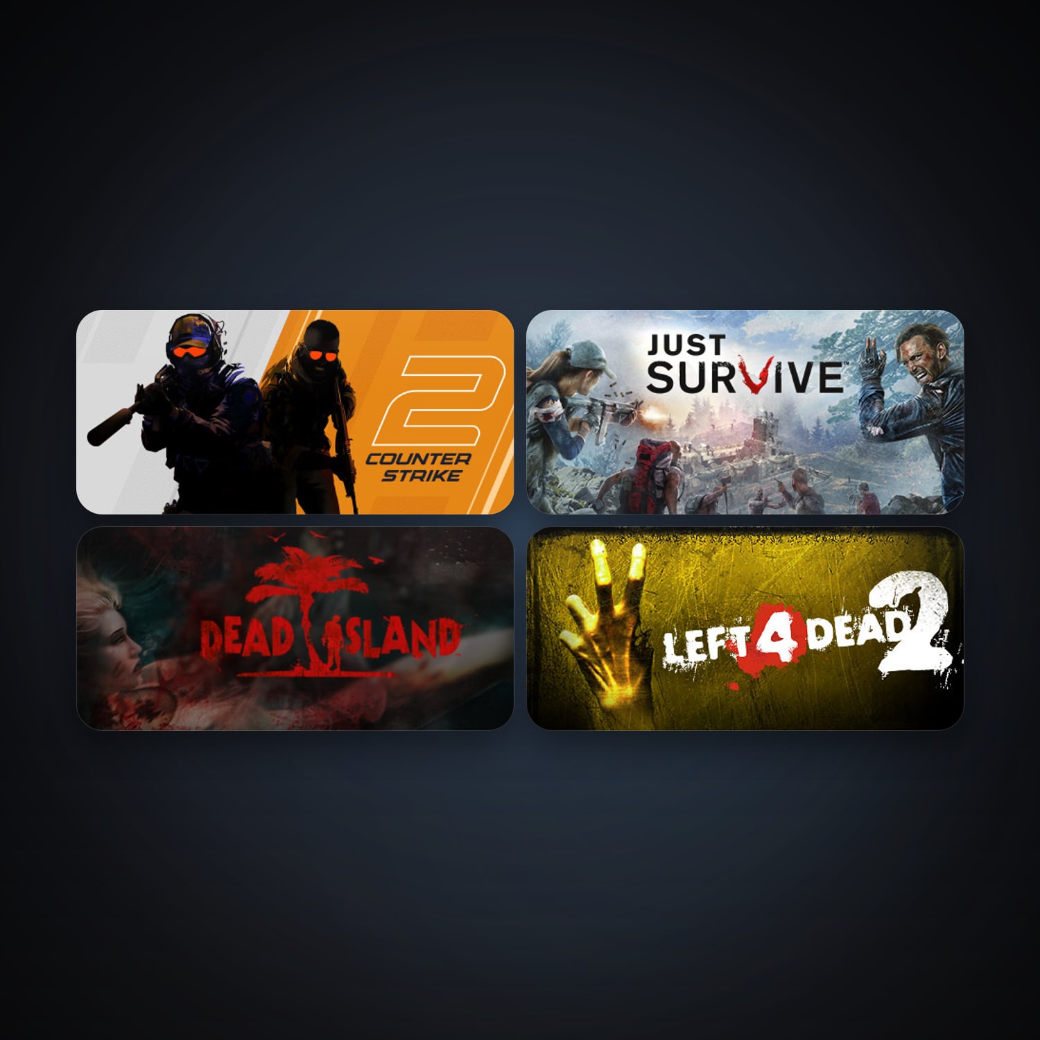 Left 4 Dead 2 + CS2 Prime, 8 games, clean — HabibiAccounts